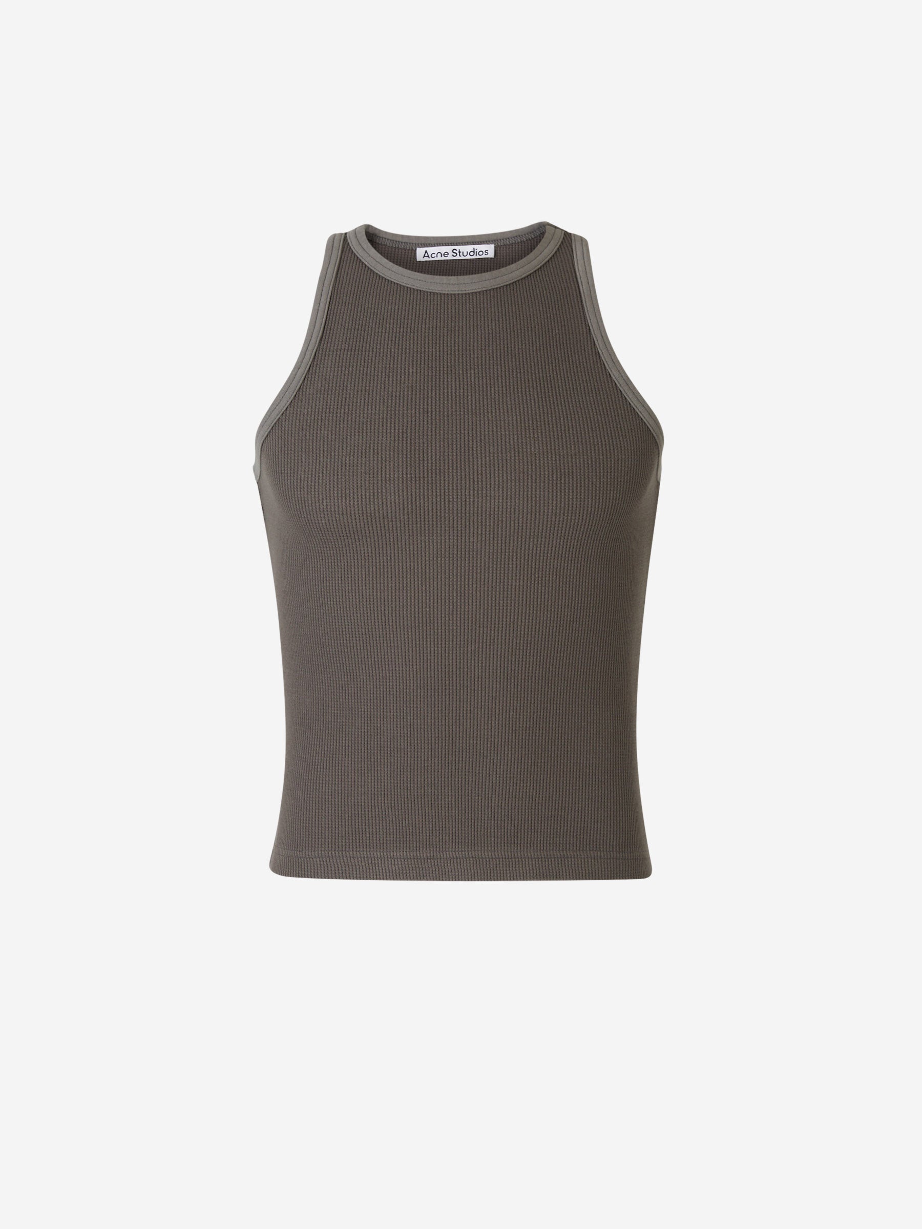 Outlet online Acne Studios Hombre Camiseta Texturizada Algodón color Topo sku 553-003529 01 - Foto 1