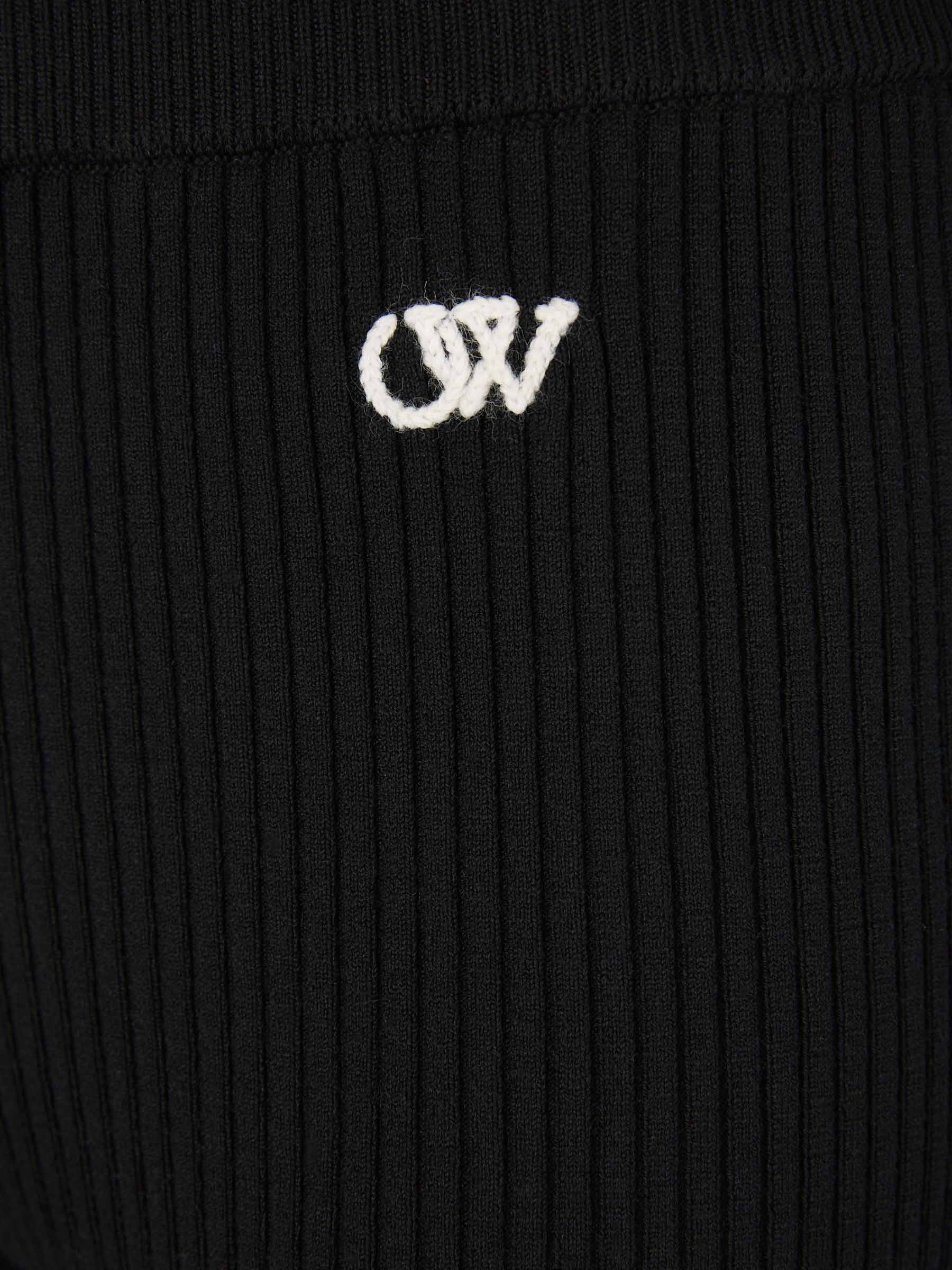 Outlet online Off-White Mujer Joggers Punto Lana color Negro sku 761-003416 01 - Foto 4