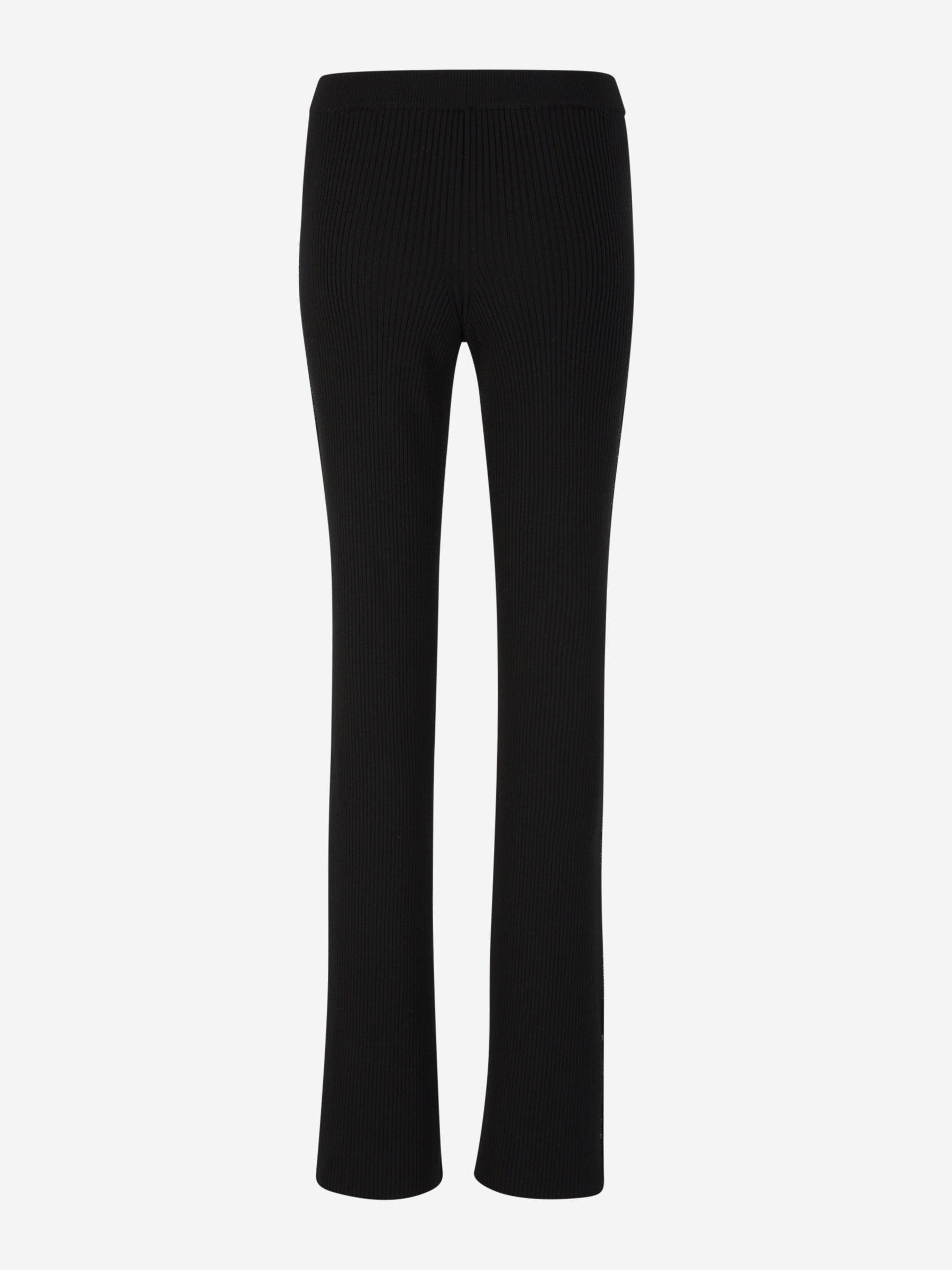 Outlet online Off-White Mujer Joggers Punto Lana color Negro sku 761-003416 01 - Foto 3