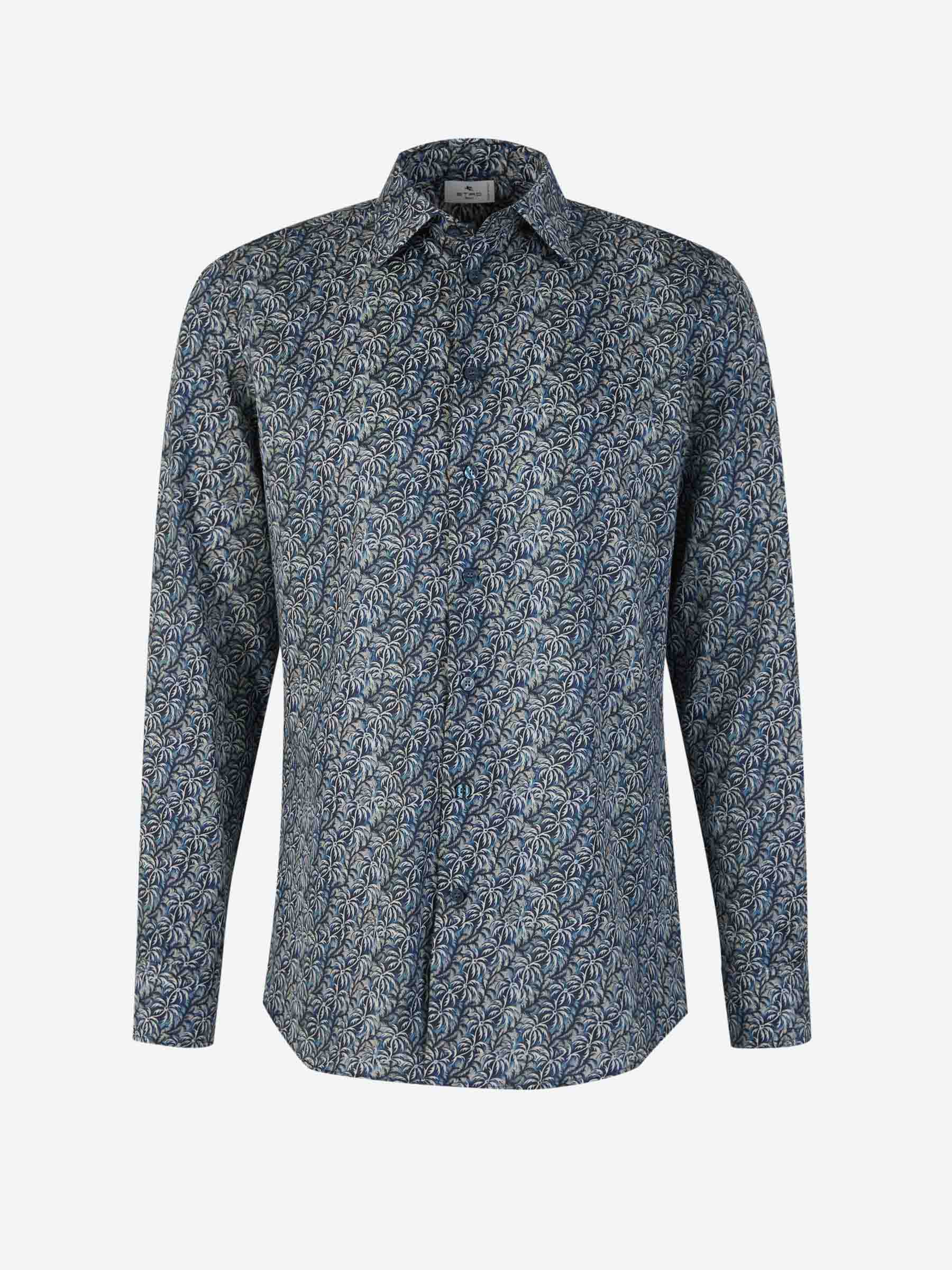 Outlet online Etro Hombre Camisa Algodón Coqueros color Azul Marino sku 531-006208 01 - Foto 1