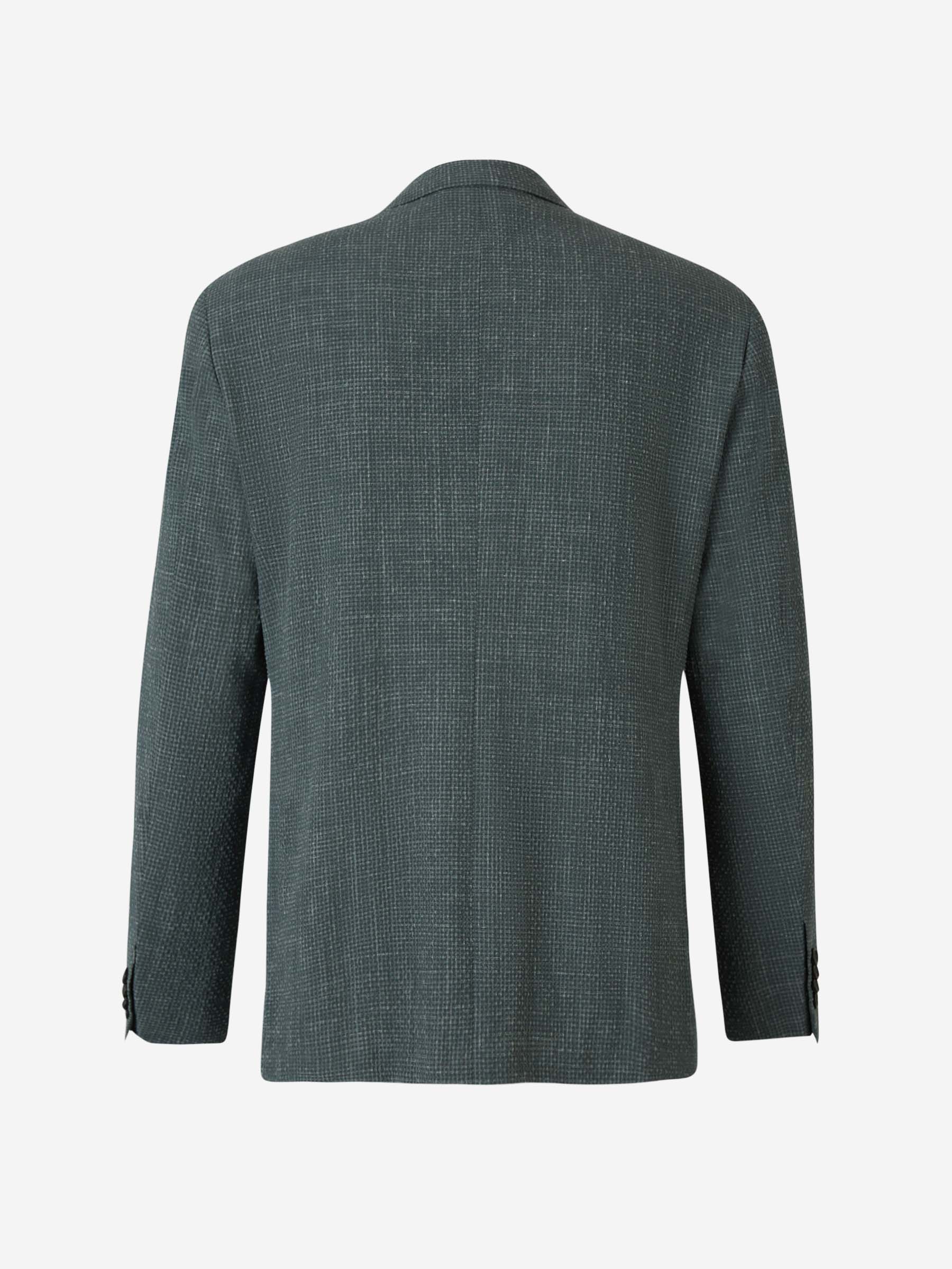 Outlet online Canali Hombre Americana Bicolor Lana color Verde Menta sku 302-003462 02 - Foto 2