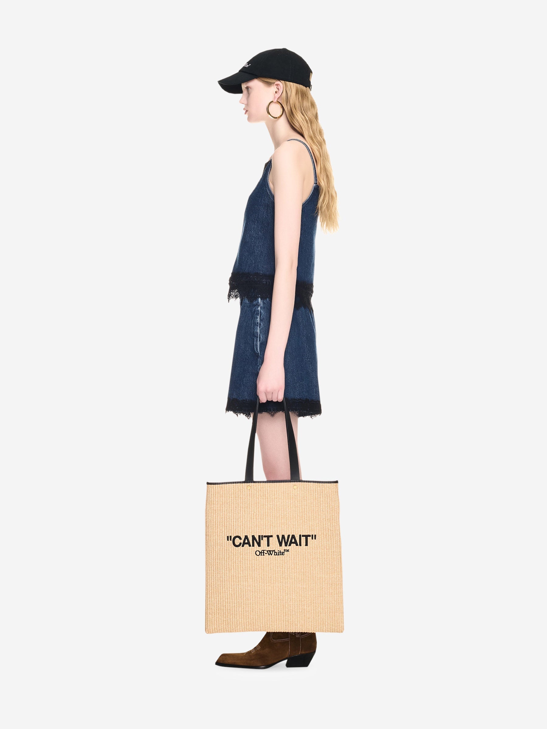Outlet online Off-White Mujer Bolso Hombro "Can&