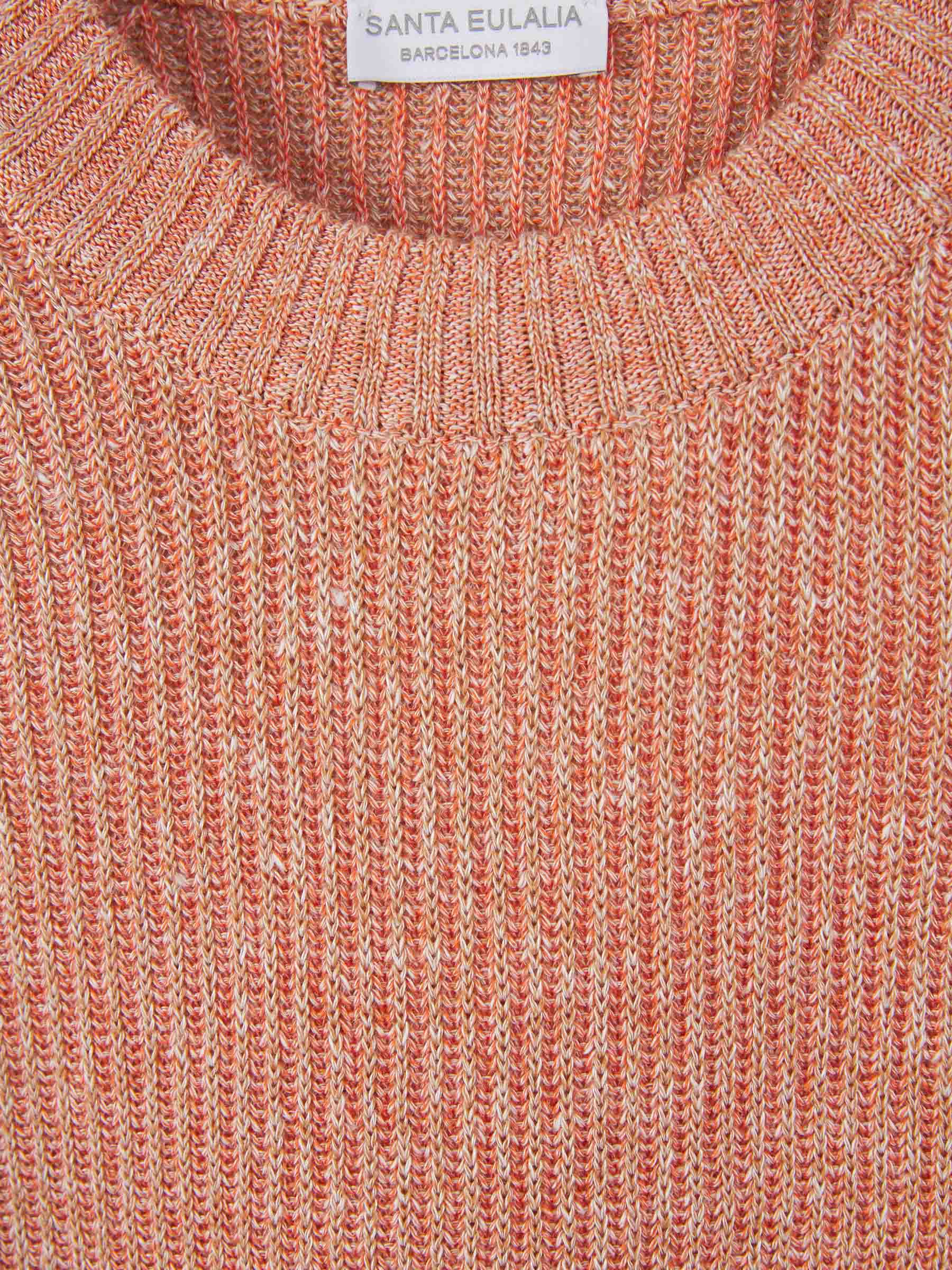 Outlet online Santa Eulalia Hombre Jersey Punto Lino color Terracota sku 542-002352 01 - Foto 3