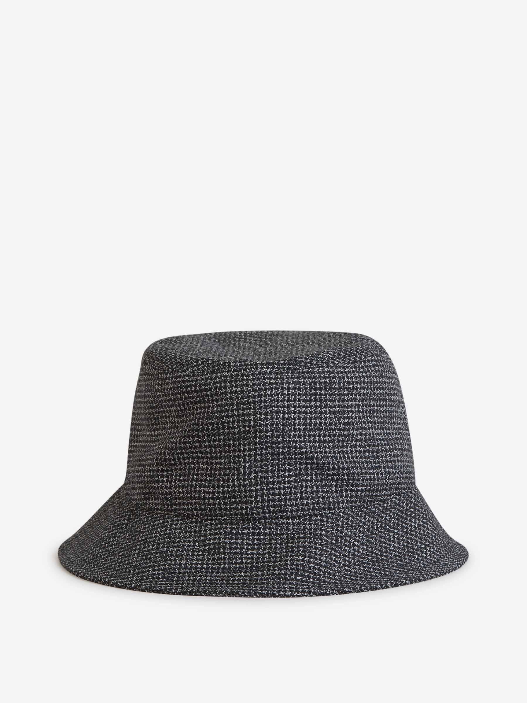 Outlet online Lardini Hombre Sombrero Pescador Lana color Blanco y Negro sku 695-001262 01 - Foto 1