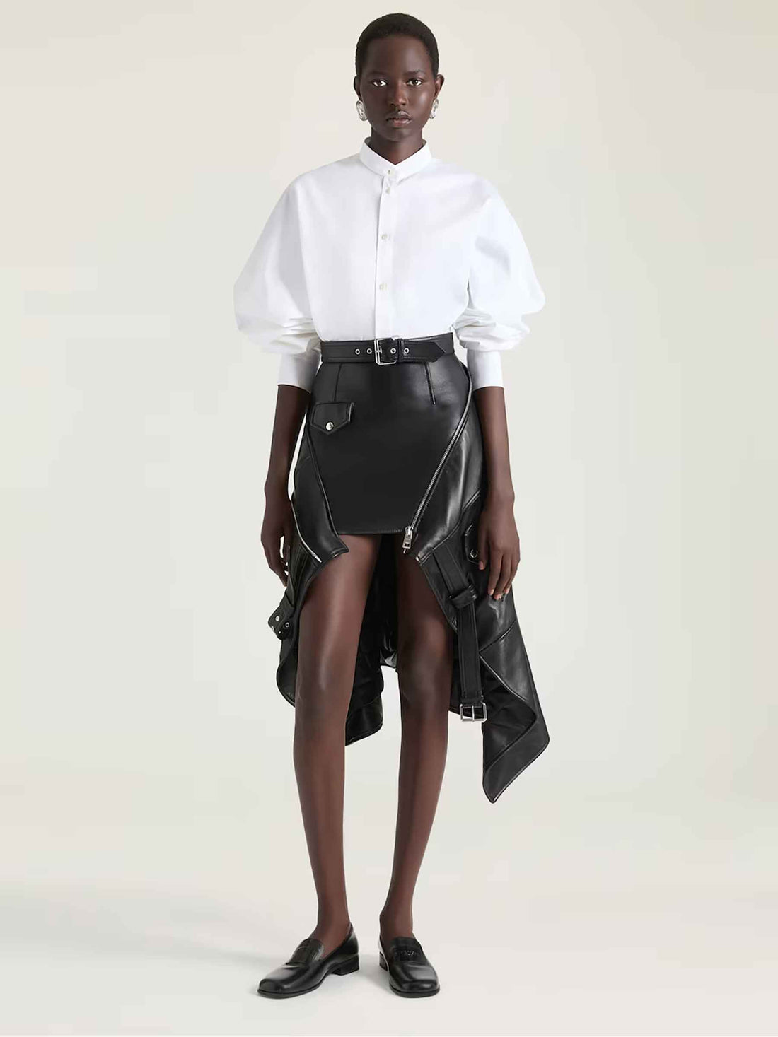 Outlet online Givenchy Mujer Camisa Cocoon color Blanco sku 701-002376 01 - Foto 2