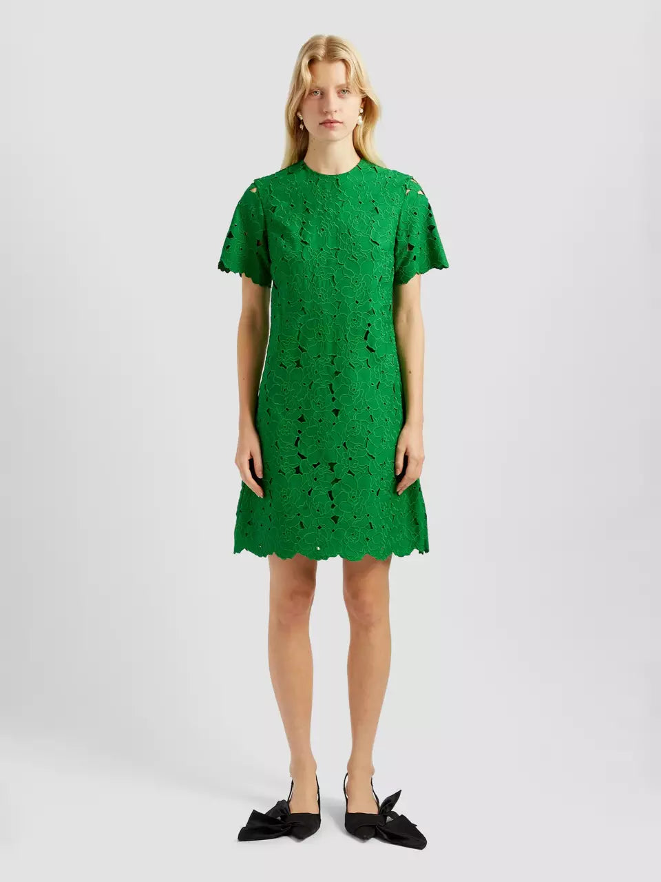 Outlet online Erdem Mujer Vestido Mini Cutwork color Verde Claro sku 731-005883 01 - Foto 1