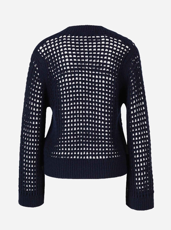 Dorothee Schumacher Cárdigan Punto Calado color Azul Noche sku 713-000244 01 - Foto 1