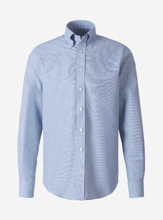 Santa Eulalia Camisa Punto Geométrico color Azul Marino sku 531-005600 02 - Foto 1