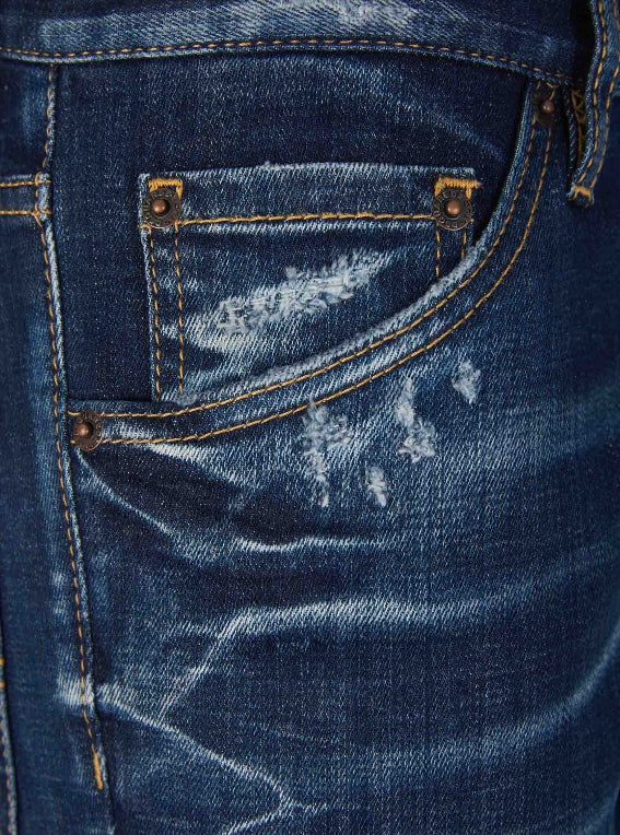 Dsquared2 Jeans Skinny Algodón color Azul Denim sku 522-002566 01 - Foto 3