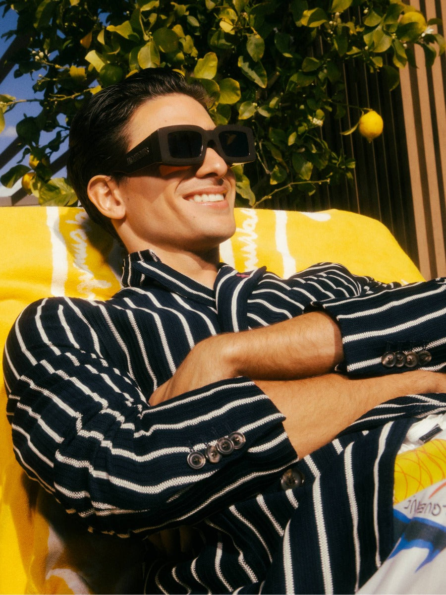 Lardini Americana Algodón Y Lino color Azul Cobalto sku 302-003294 01 - Foto 5