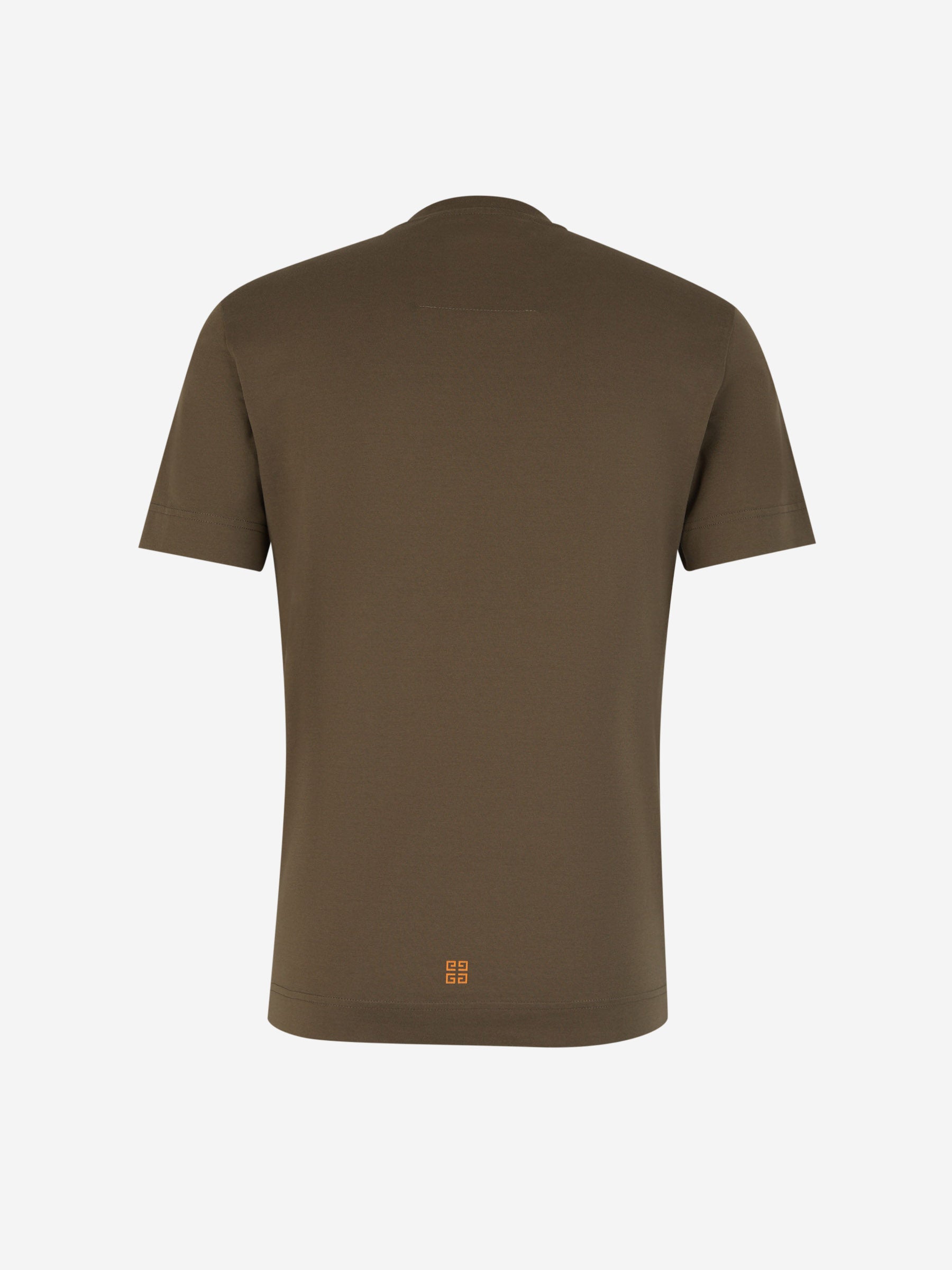 Givenchy Camiseta Logo Algodón color Verde Militar sku 553-003430 02 - Foto 2