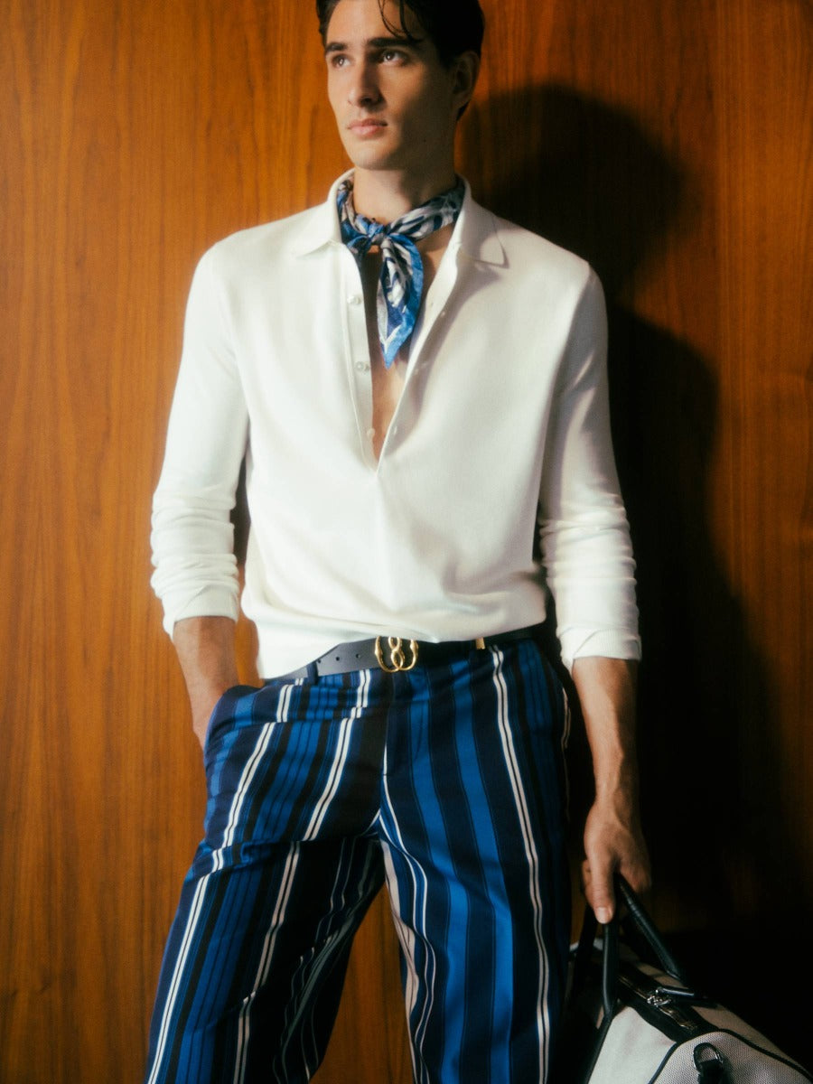 Outlet online Etro Hombre Pantalones Motivo Rayas color Multicolor sku 521-002685 01 - Foto 5