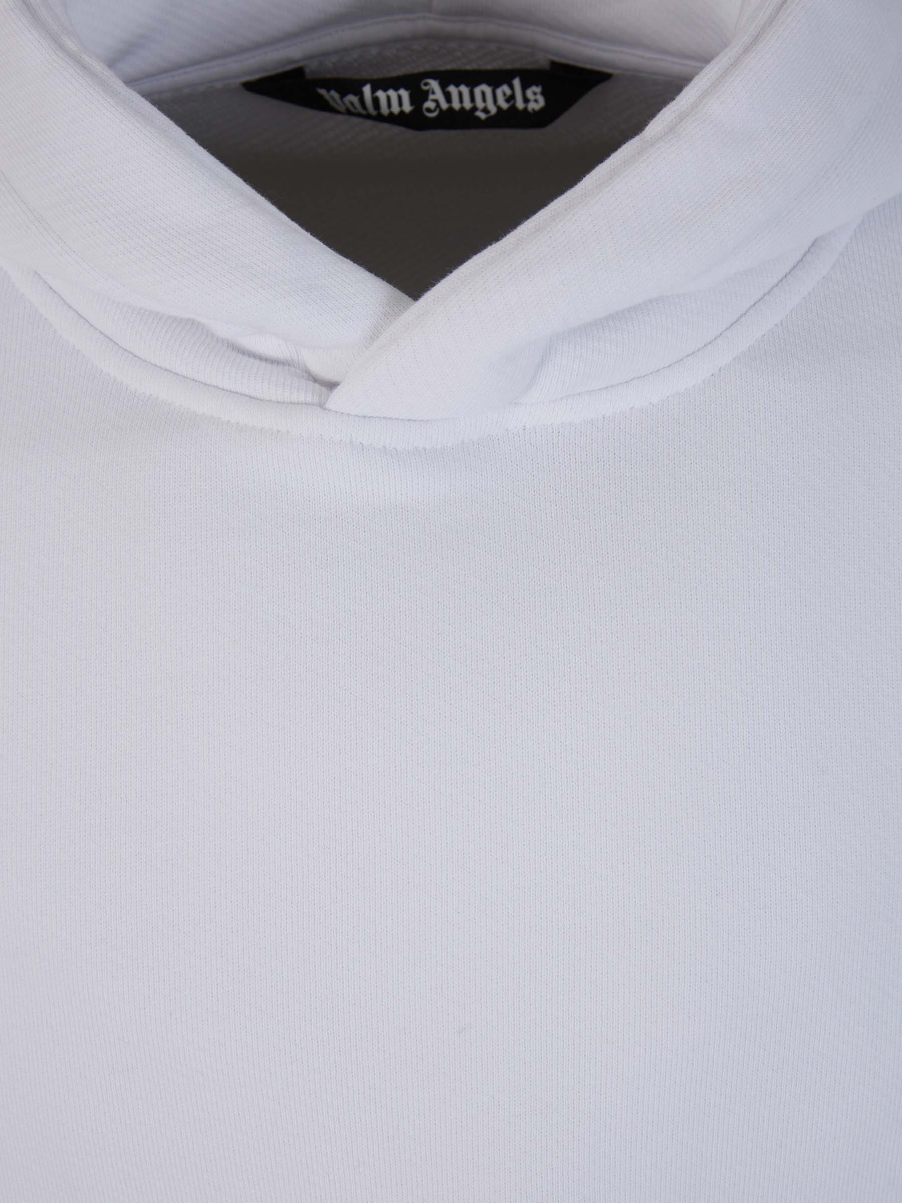 Outlet online Palm Angels Hombre Sudadera Lisa Capucha color Blanco sku 545-001594 01 - Foto 3