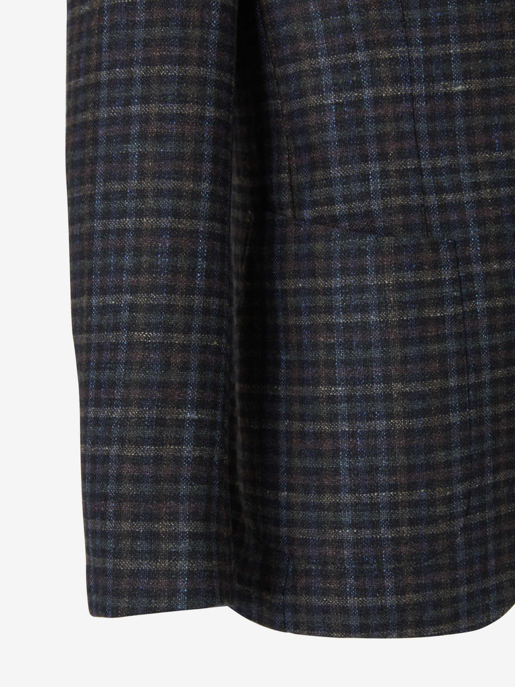 Borrelli Americana Recta Cuadros color Azul Cobalto sku 302-002958 01 - Foto 4