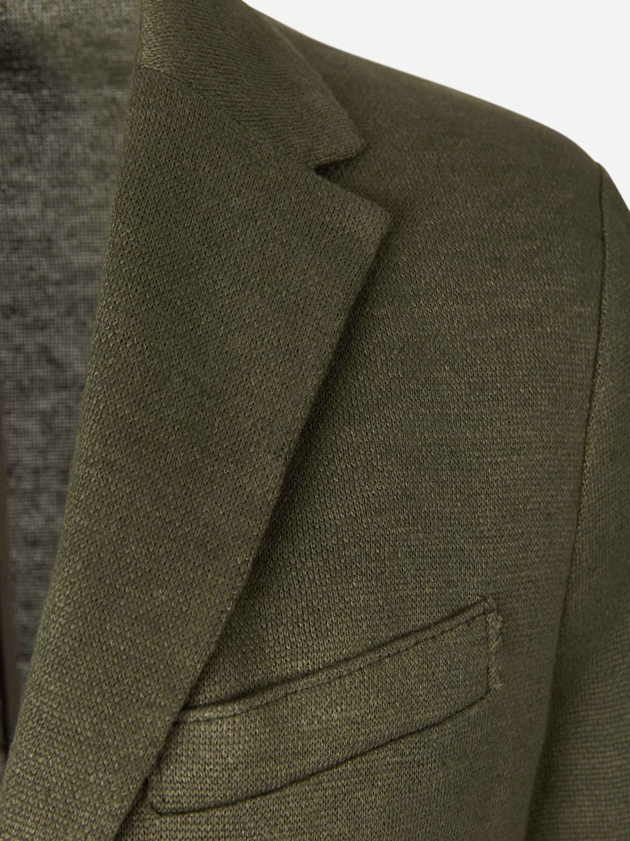 Harris Wharf Americana Punto Lino color Verde Militar sku 302-003037 02 - Foto 3