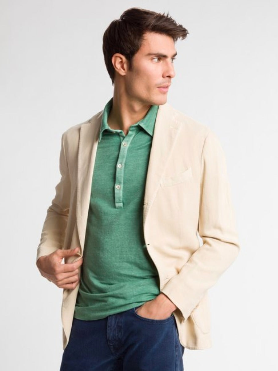 Boglioli Americana Algodón Y Lino color Beis sku 302-003145 02 - Foto 6