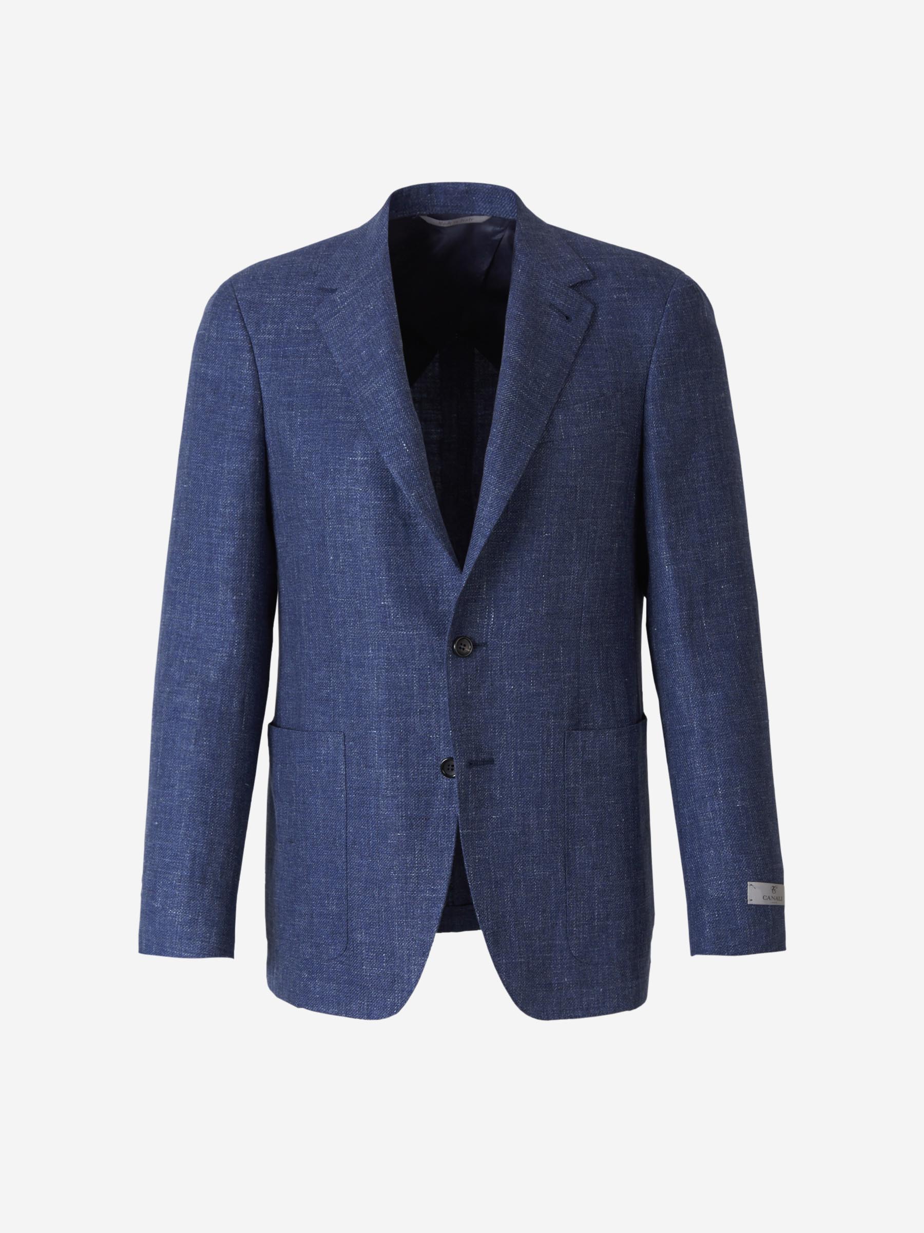 Canali Americana Lino Y Lana color Azul Denim sku 302-003159 01 - Foto 1