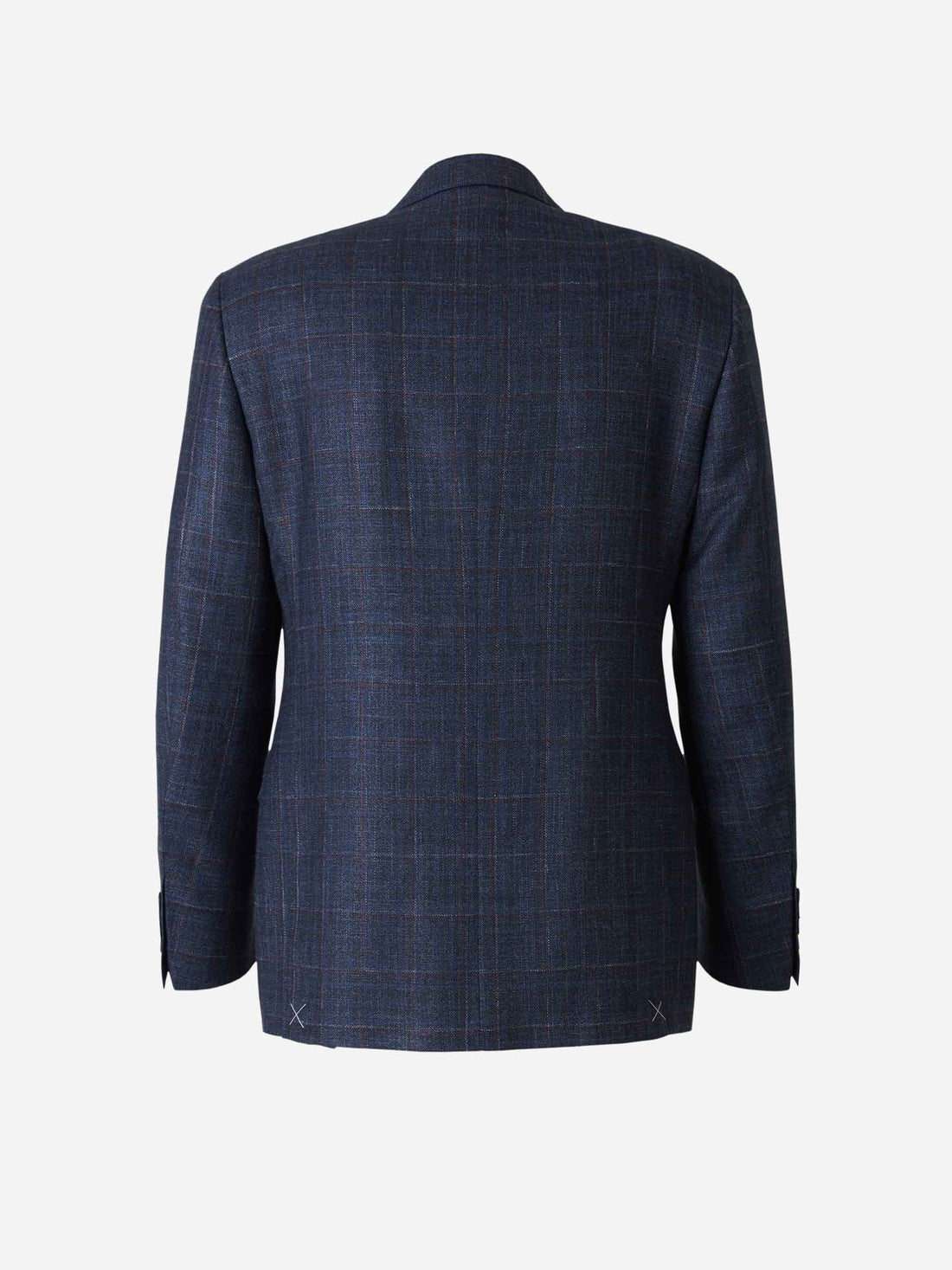 Canali Americana Motivo Cuadros color Azul Noche sku 302-003161 02 - Foto 2