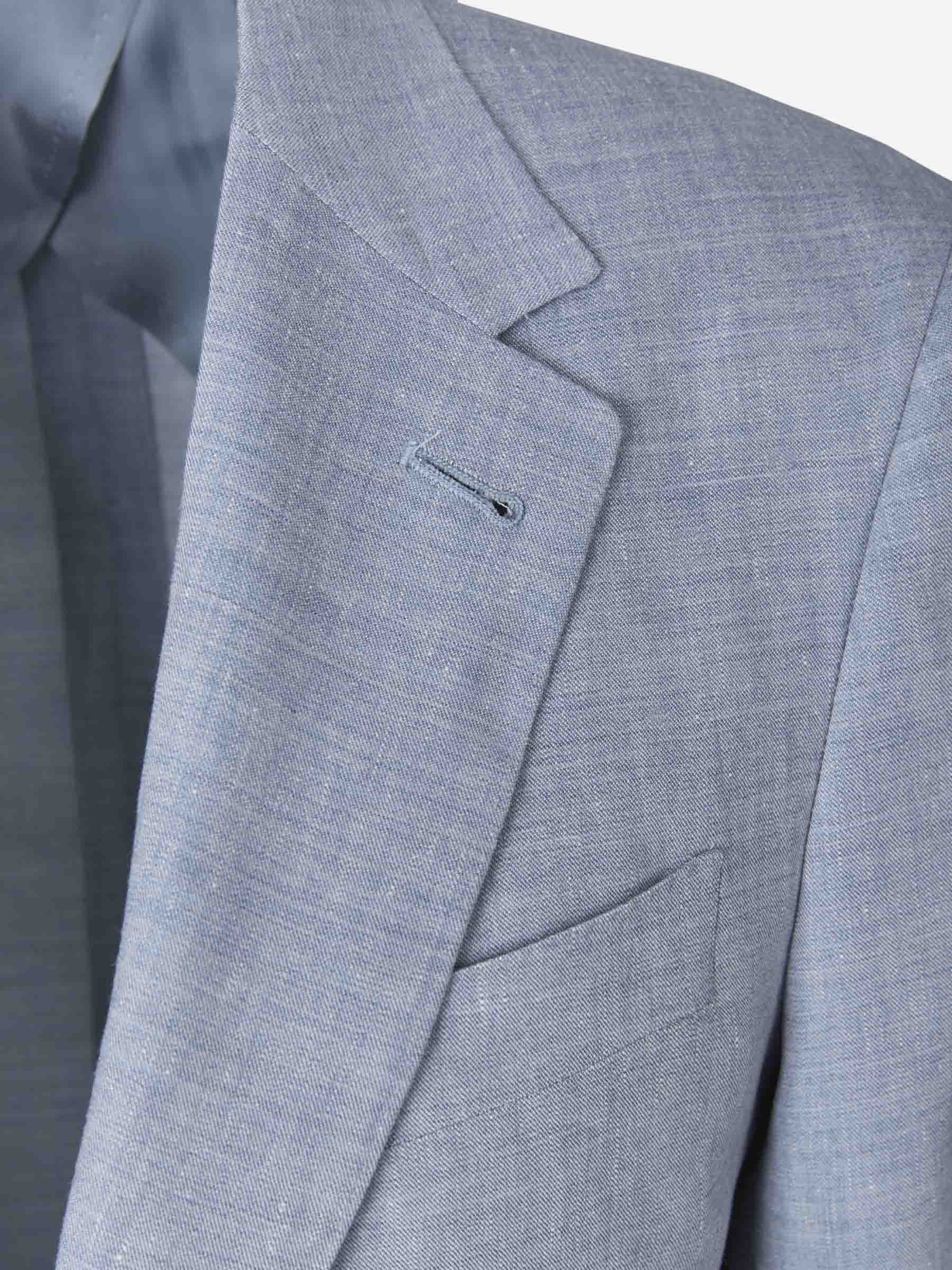 Canali Americana Lino Lana color Azul Cielo sku 302-003163 01 - Foto 3