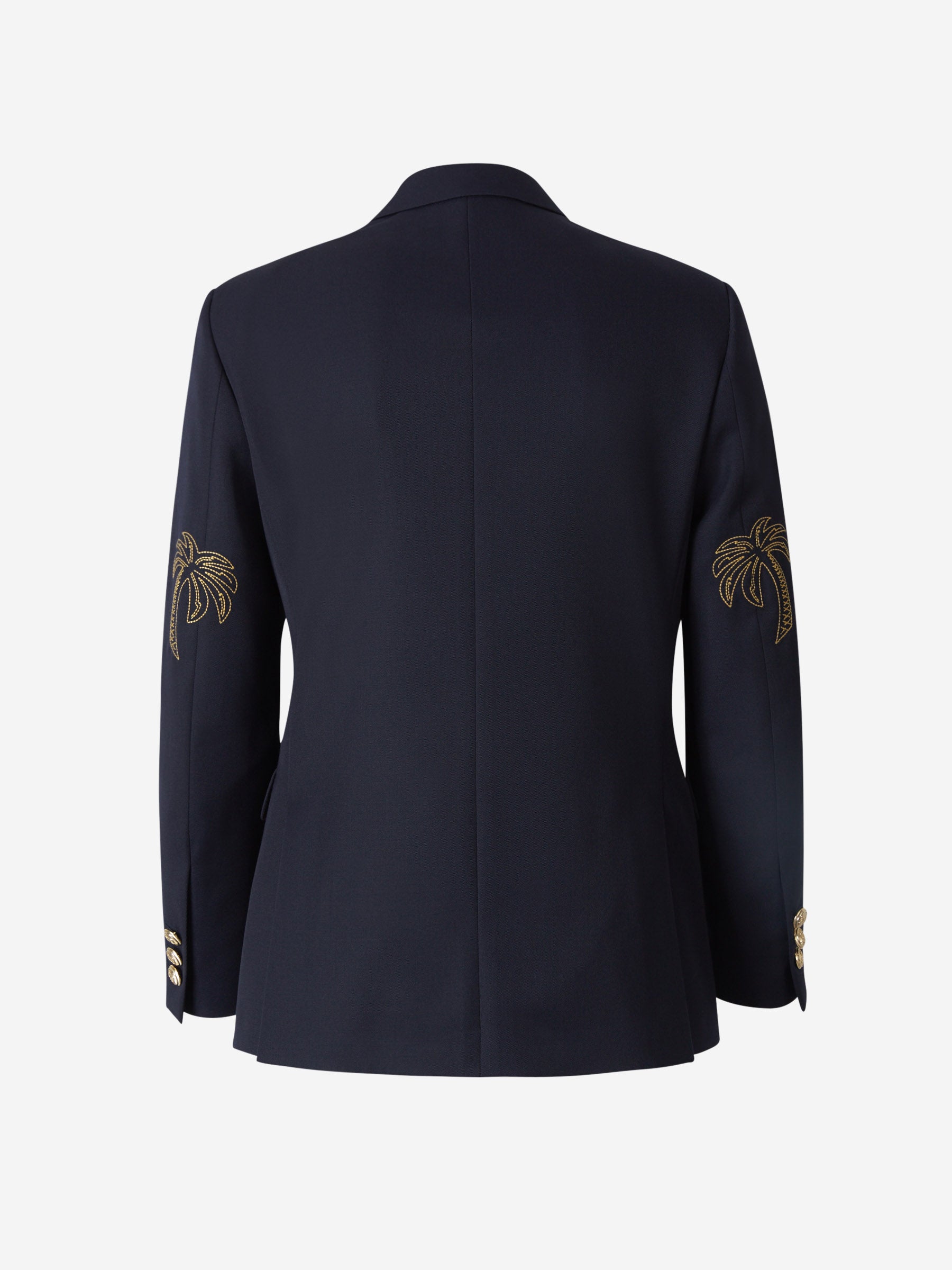 Palm Angels Americana Cruzada Lana color Negro sku 302-003175 01 - Foto 2