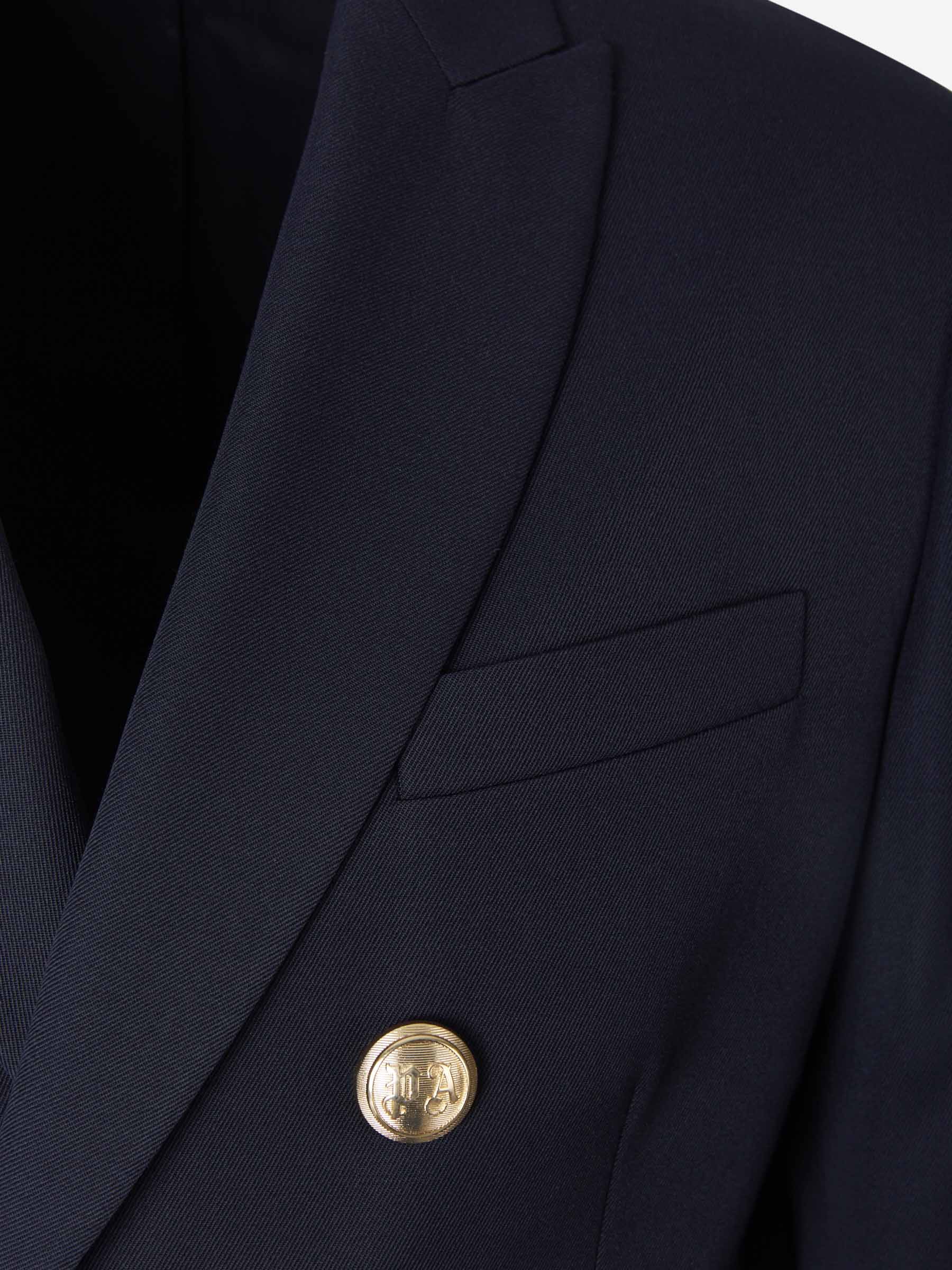 Palm Angels Americana Cruzada Lana color Negro sku 302-003175 01 - Foto 3