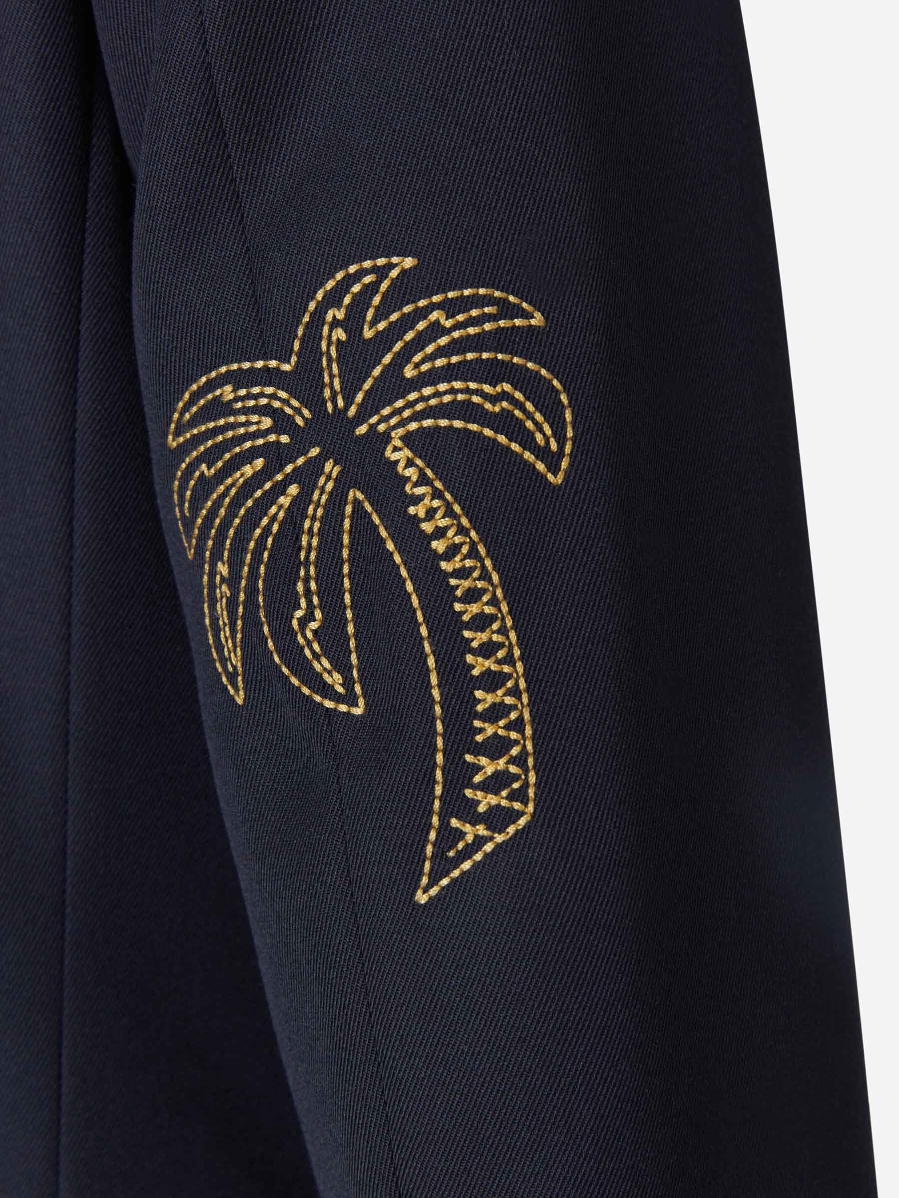 Palm Angels Americana Cruzada Lana color Negro sku 302-003175 01 - Foto 5