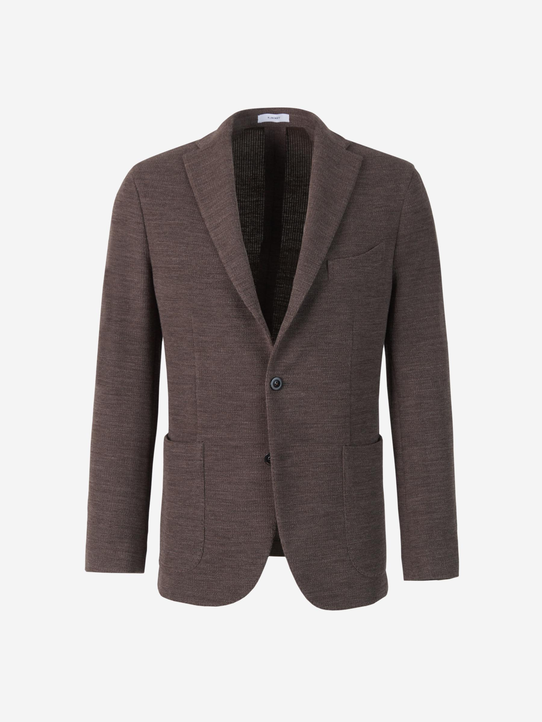 Boglioli Americana Lana Y Algodón color Marrón Oscuro sku 302-003225 01 - Foto 1