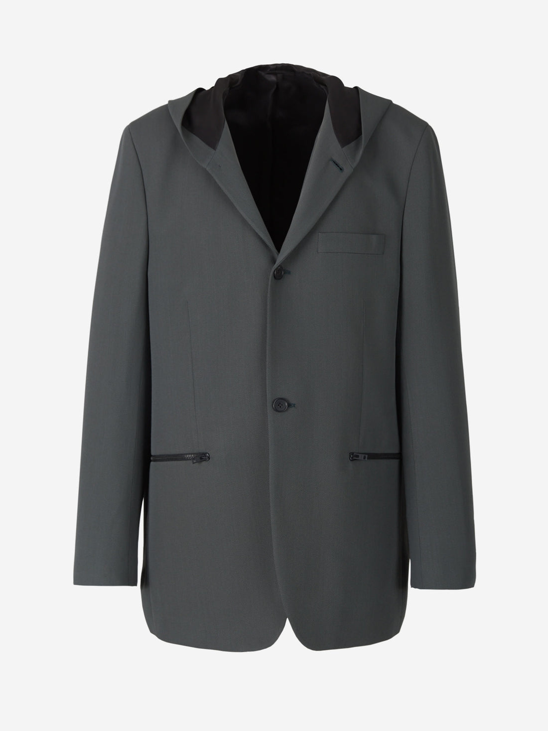 Acne Studios Americana Capucha Lana color Gris Piedra sku 302-003227 01 - Foto 1