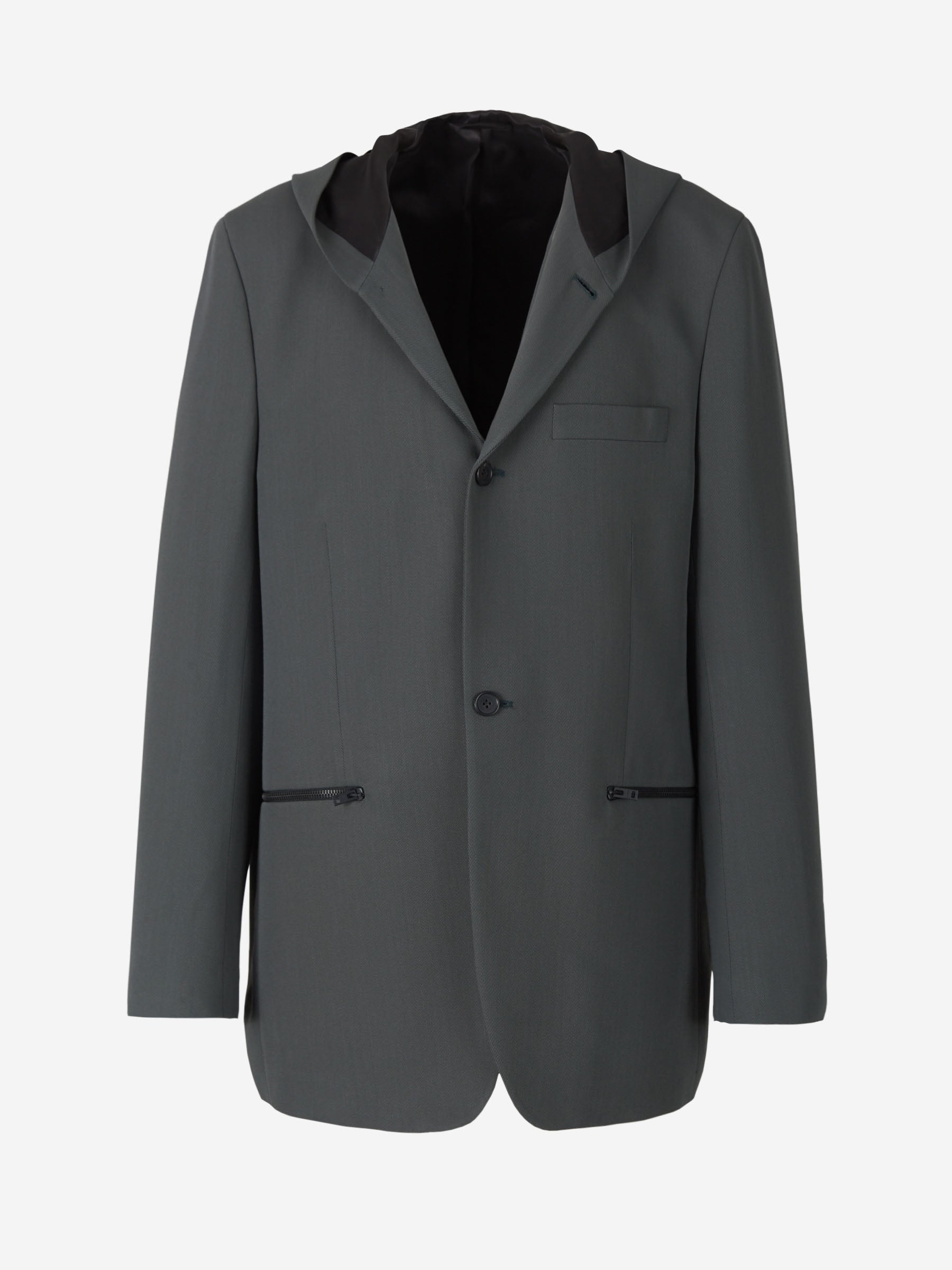 Acne Studios Americana Capucha Lana color Gris Piedra sku 302-003227 01 - Foto 1