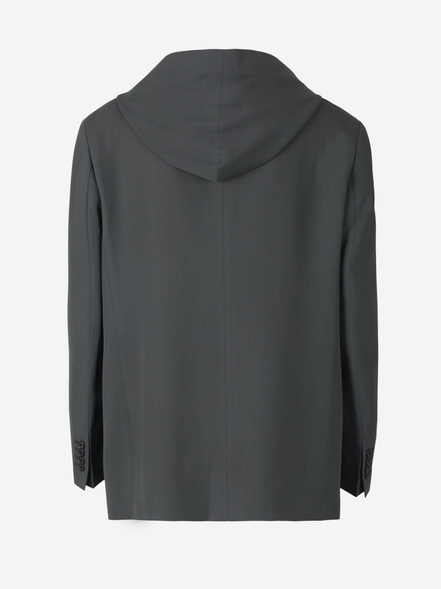 Acne Studios Americana Capucha Lana color Gris Piedra sku 302-003227 01 - Foto 2