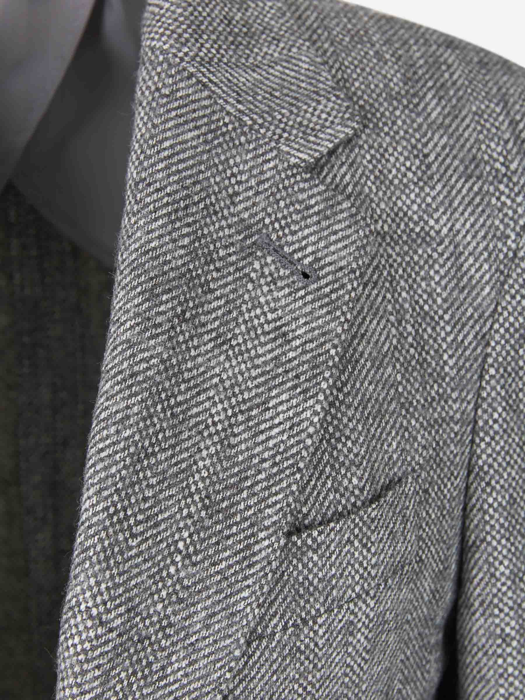 Canali Americana Motivo Geométrico color Gris Carbón sku 302-003241 01 - Foto 3