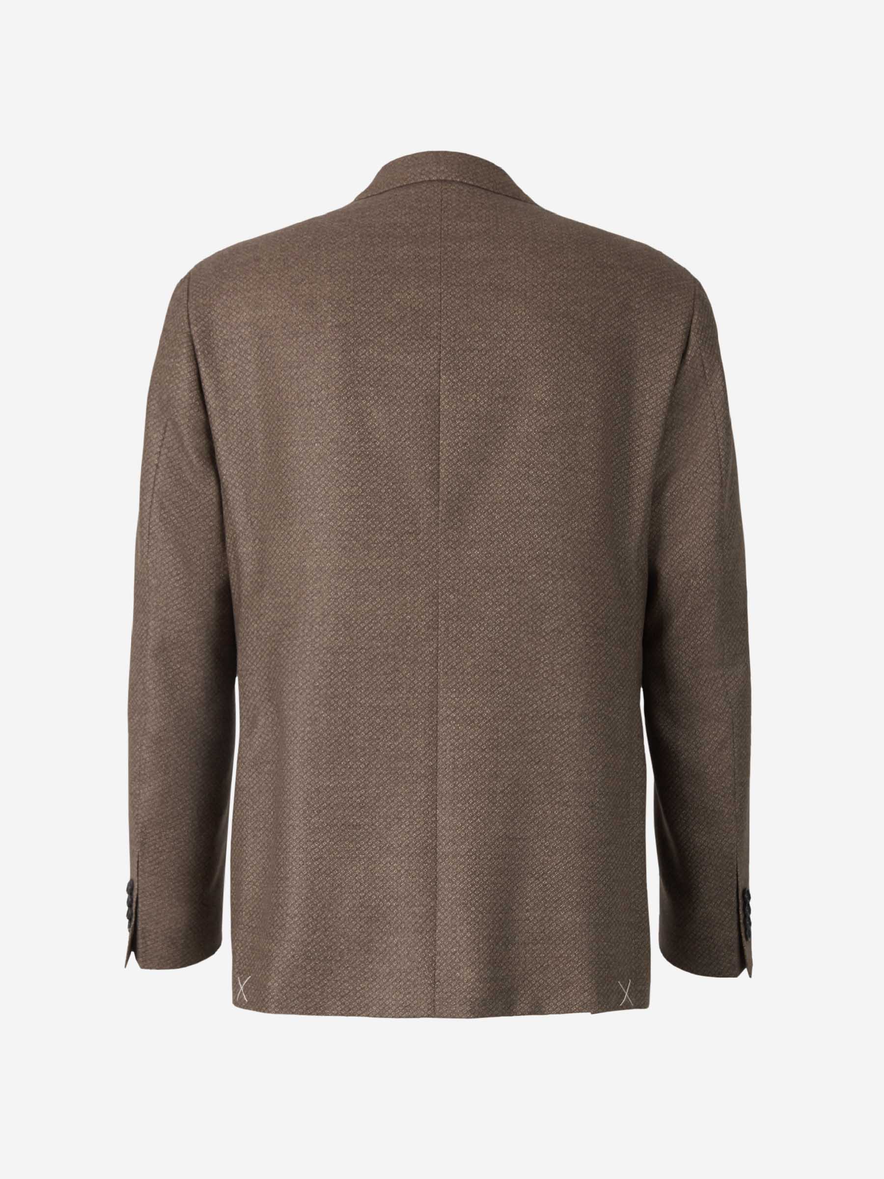 Canali Americana Motivo Geométrico color Marron sku 302-003242 01 - Foto 2