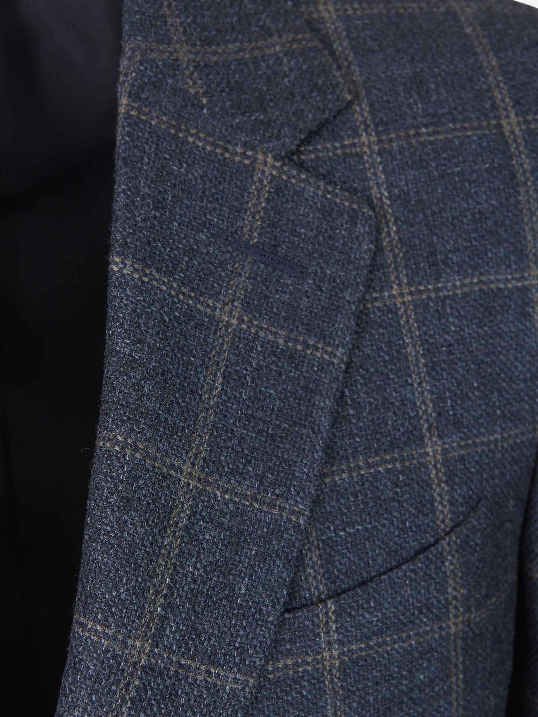Canali Americana Motivo Cuadros color Gris Carbón sku 302-003247 01 - Foto 3