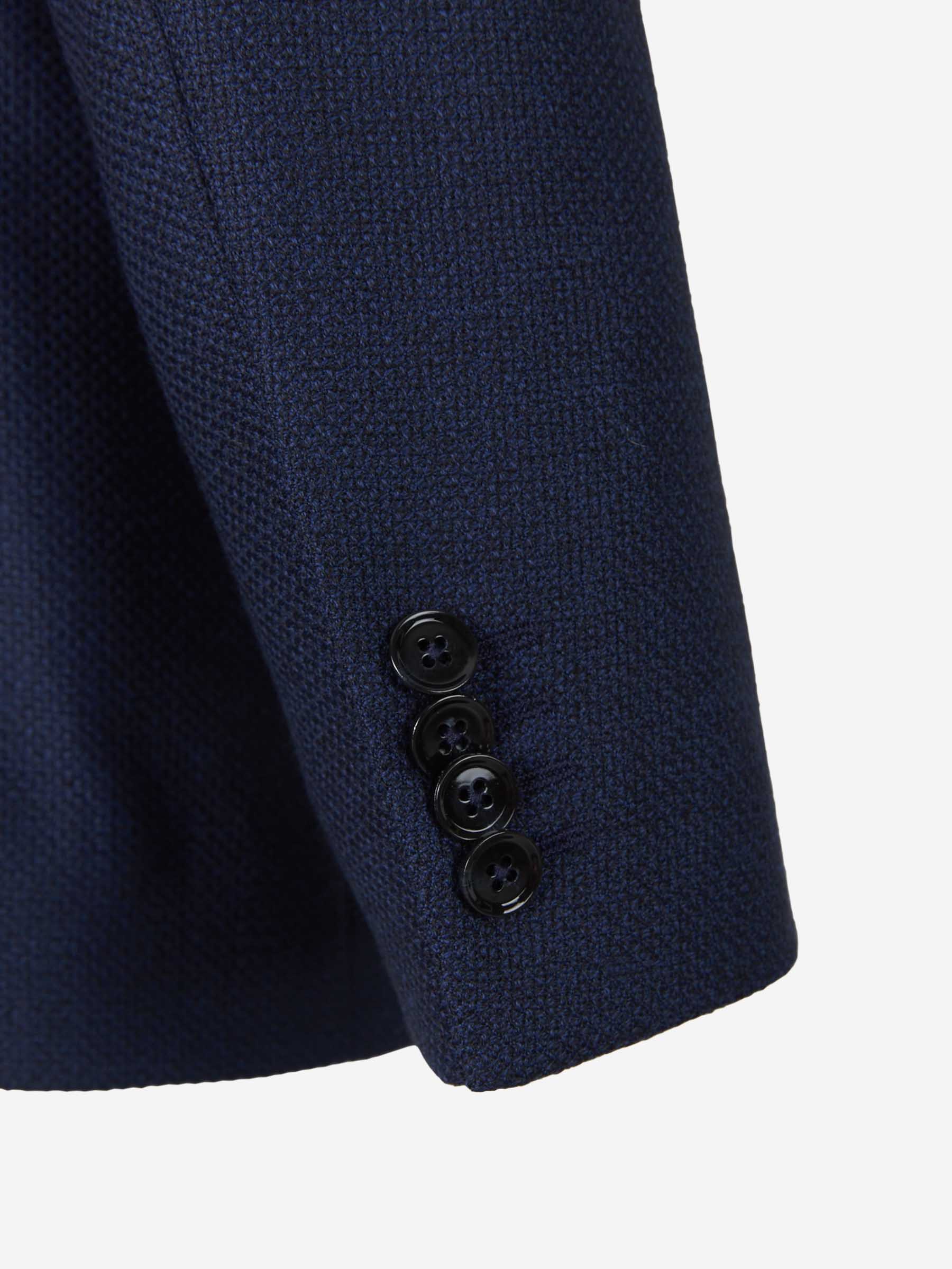 Scabal Americana Texturizada Lana color Azul Noche sku 302-003256 01 - Foto 5