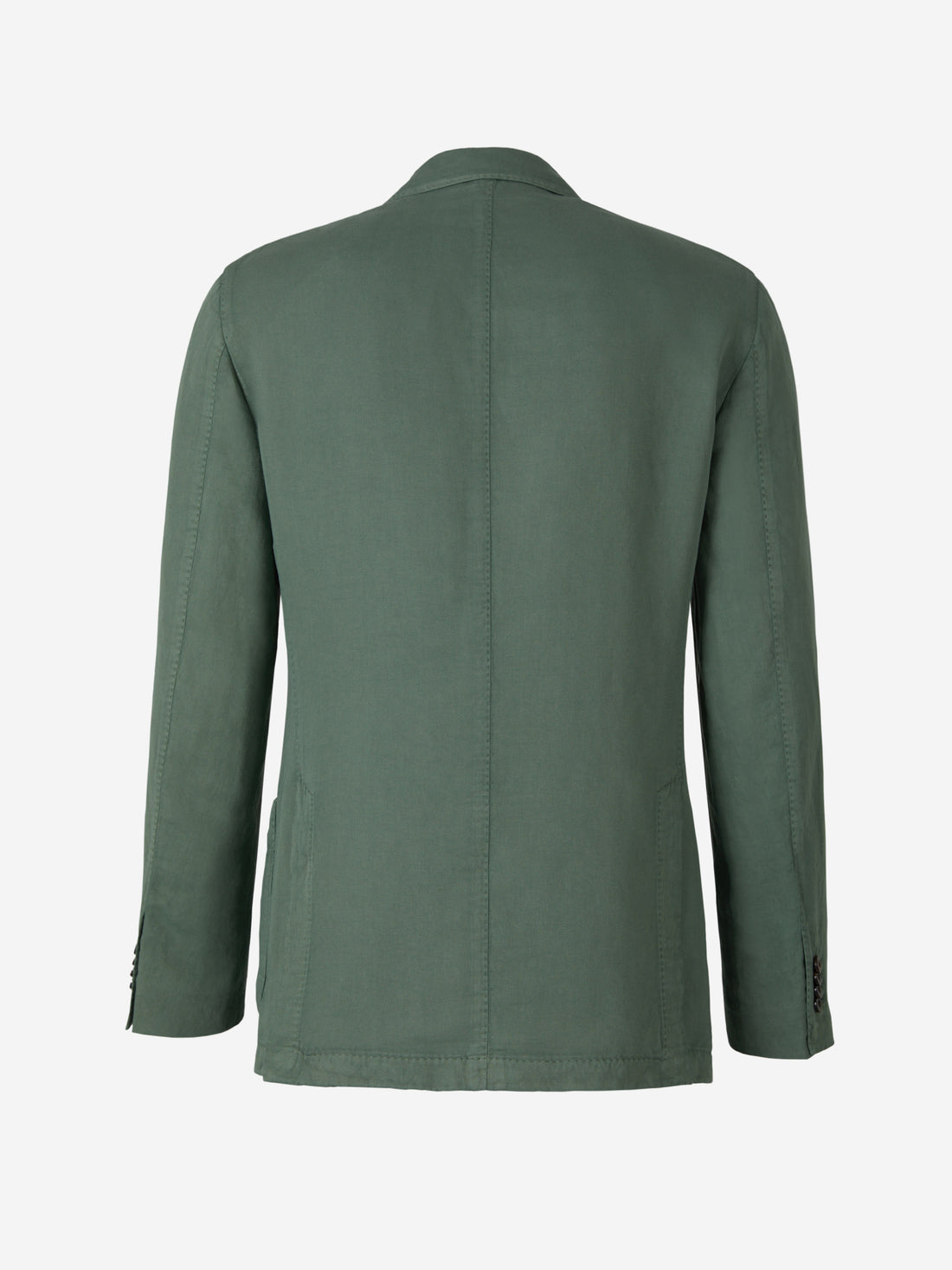 Boglioli Americana Algodón Y Lino color Verde Militar sku 302-003288 02 - Foto 2