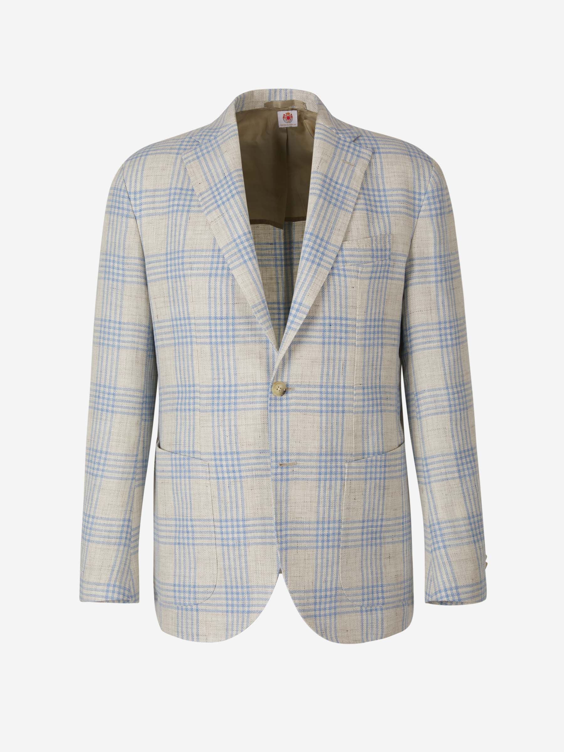 Borrelli Americana Motivo Cuadros color Azul Cielo sku 302-003293 01 - Foto 1