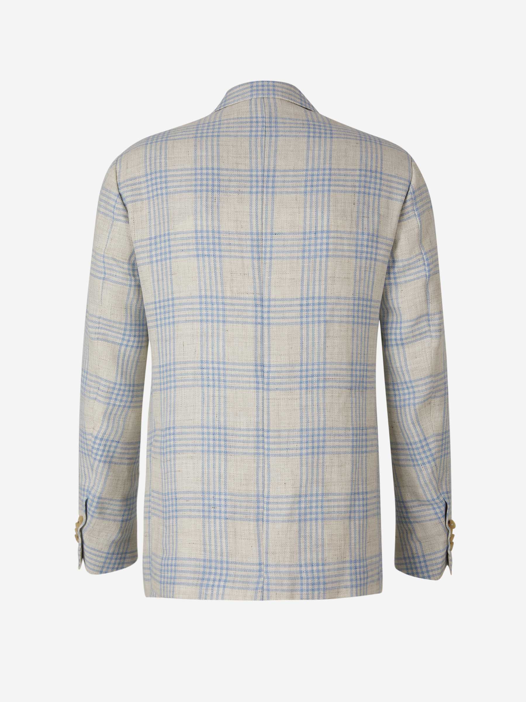 Borrelli Americana Motivo Cuadros color Azul Cielo sku 302-003293 01 - Foto 2