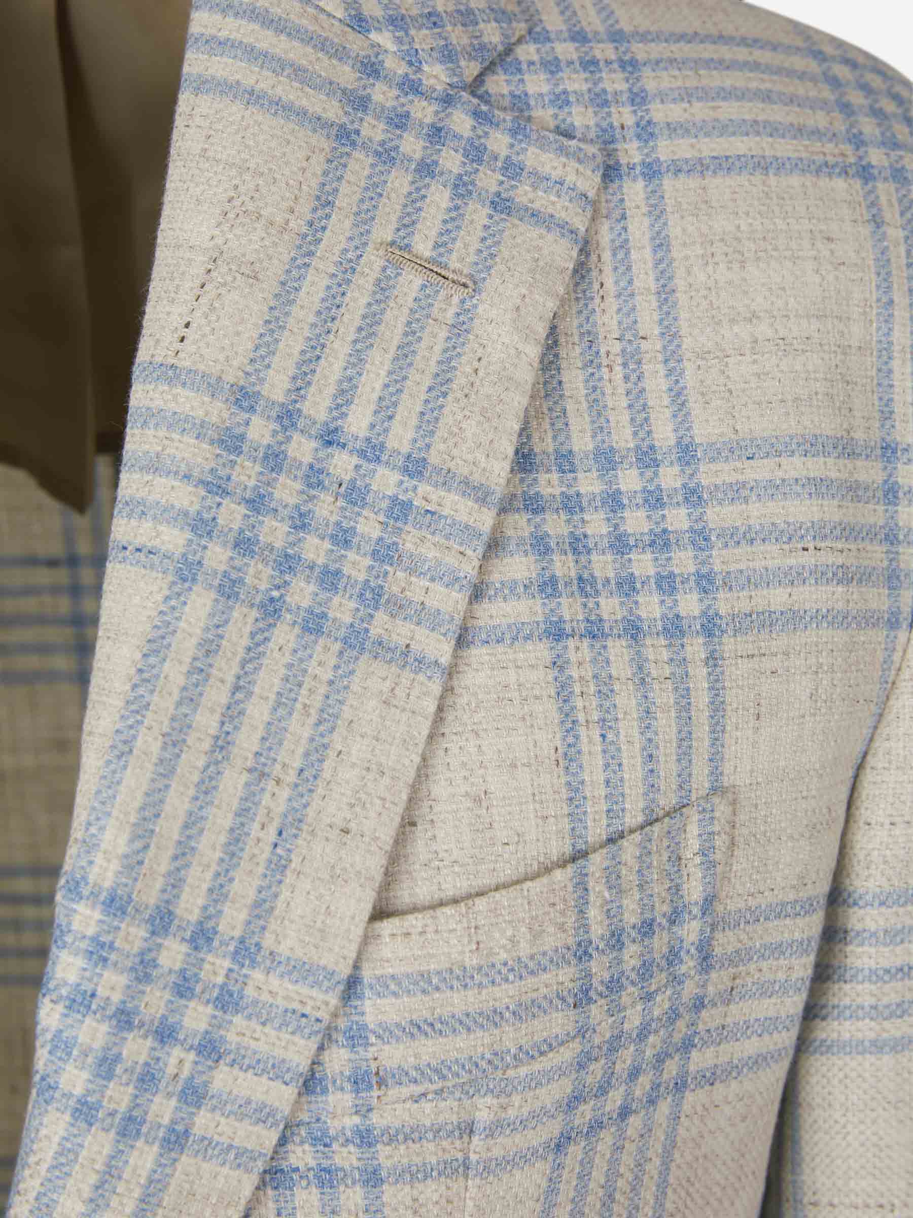 Borrelli Americana Motivo Cuadros color Azul Cielo sku 302-003293 01 - Foto 3