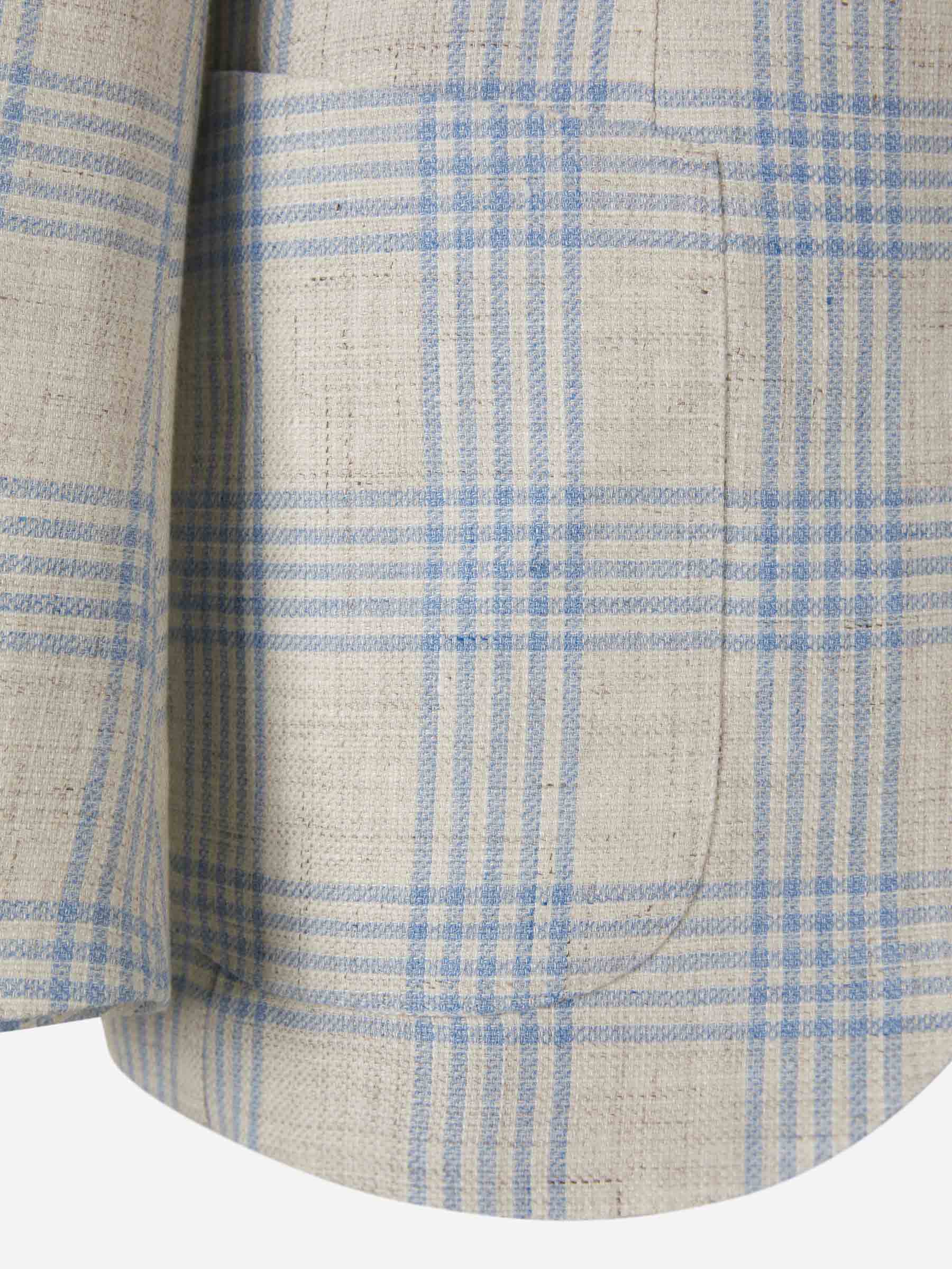 Borrelli Americana Motivo Cuadros color Azul Cielo sku 302-003293 01 - Foto 4