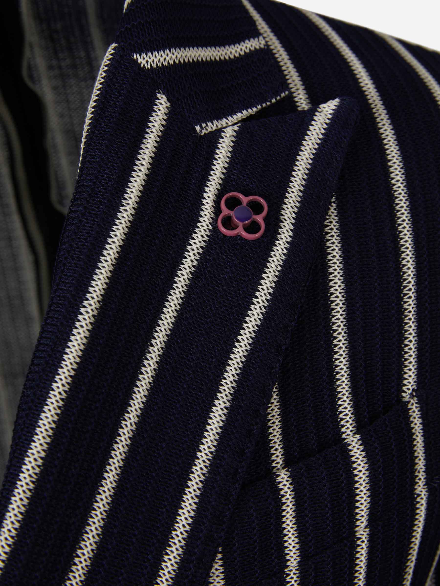 Lardini Americana Algodón Y Lino color Azul Cobalto sku 302-003294 01 - Foto 3