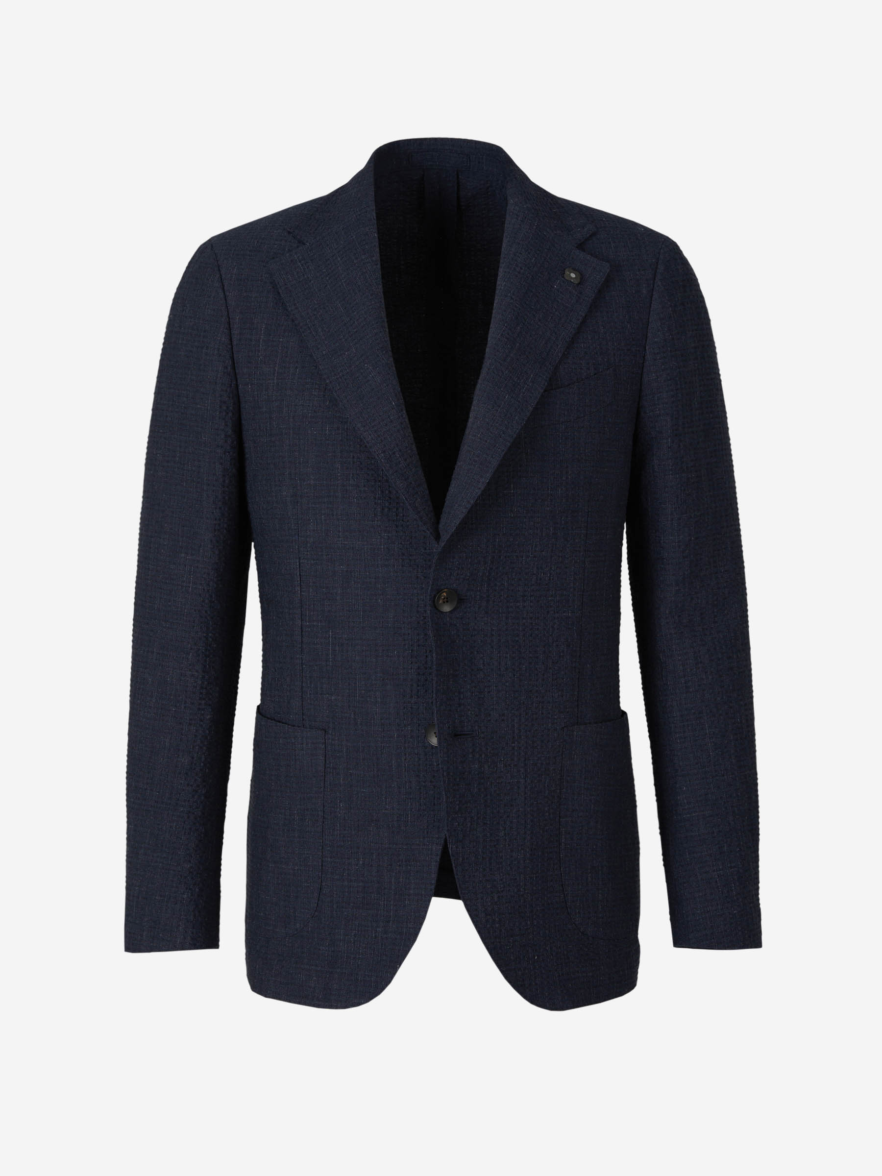 Lardini Americana Texturizada Algodón color Azul Cobalto sku 302-003296 01 - Foto 1