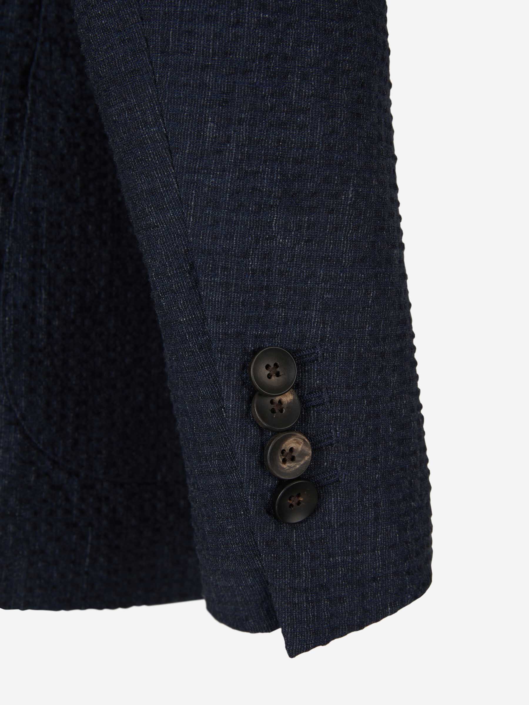 Lardini Americana Texturizada Algodón color Azul Cobalto sku 302-003296 01 - Foto 5