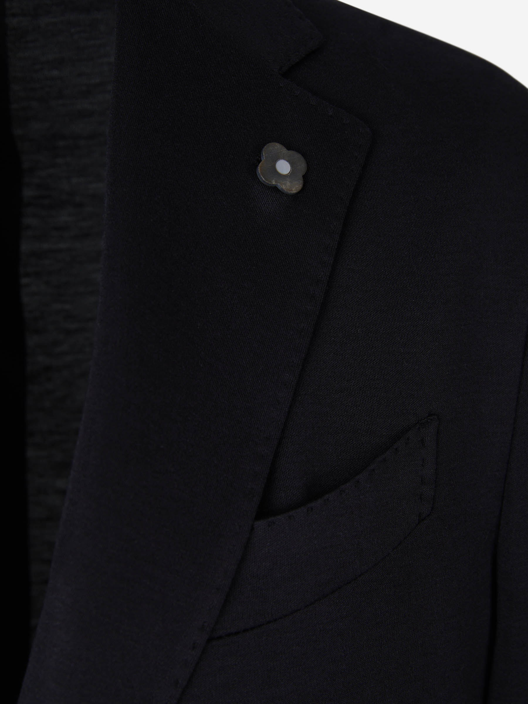 Lardini Americana Algodón Y Seda color Azul Noche sku 302-003298 01 - Foto 3