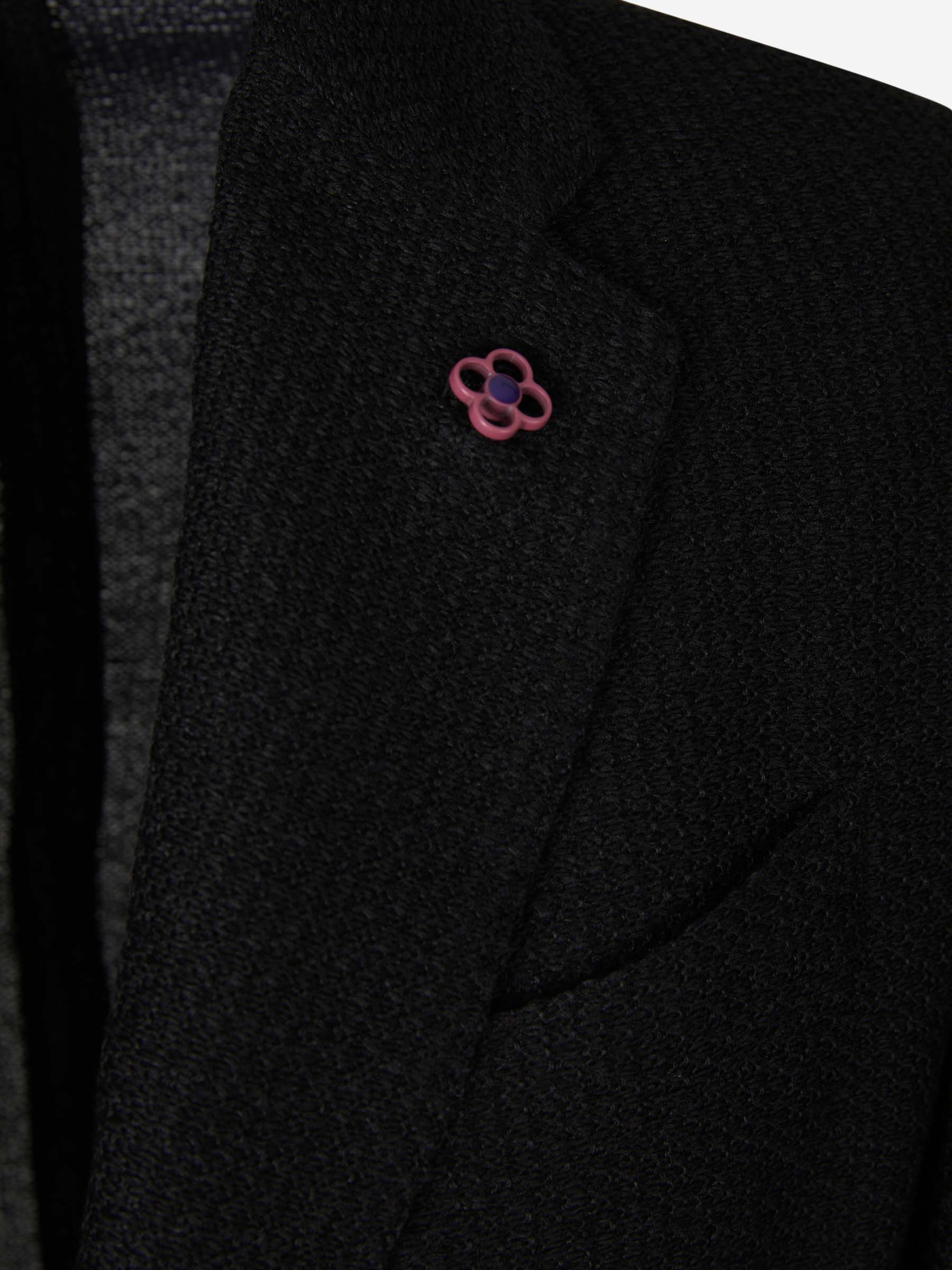 Lardini Americana Texturizada Algodón color Negro sku 302-003299 02 - Foto 7