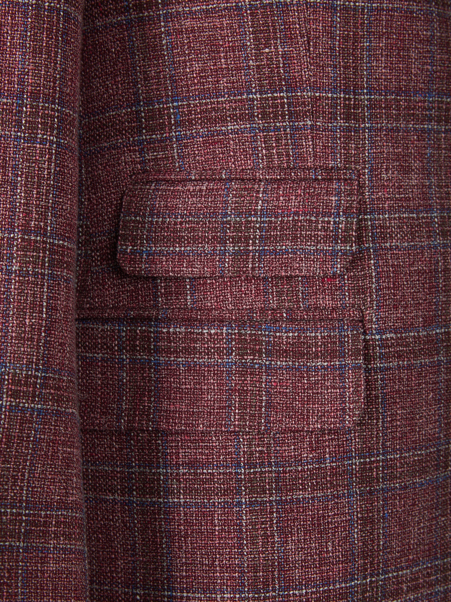 Scabal Americana Lino Y Lana color Burdeos sku 302-003307 01 - Foto 4