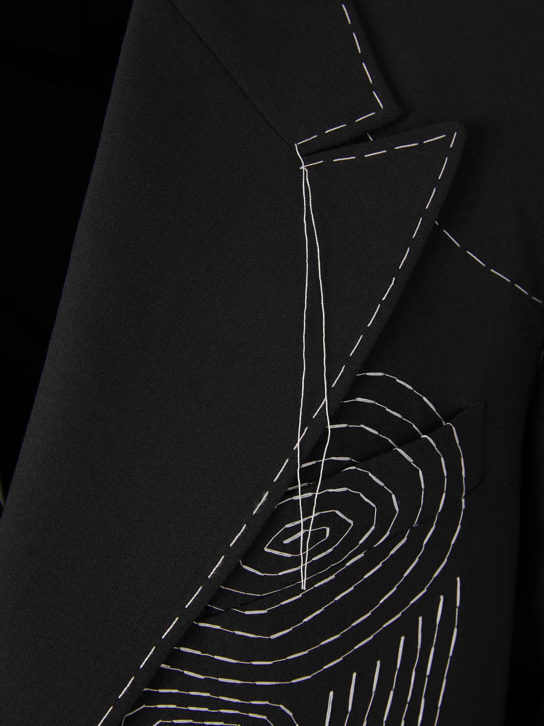 Off-White Americana Punto De Cuerpo color Negro sku 302-003315 01 - Foto 3