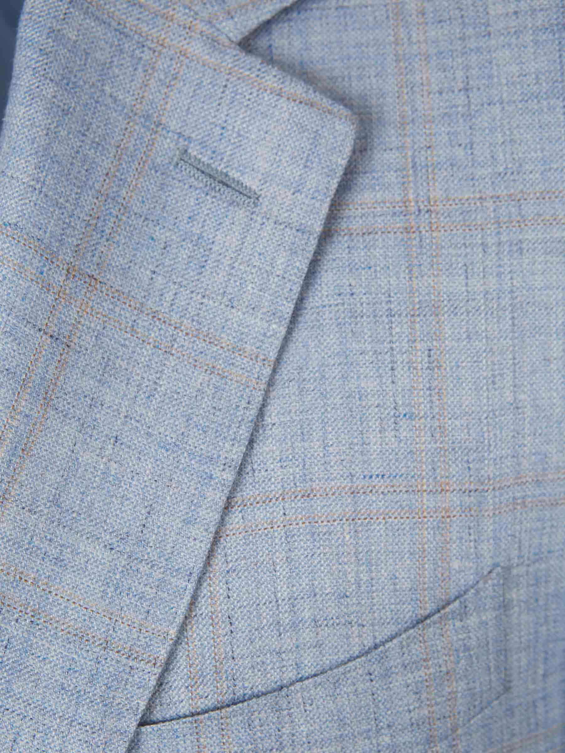 Canali Americana Lana Y Seda color Azul Cielo sku 302-003321 01 - Foto 3
