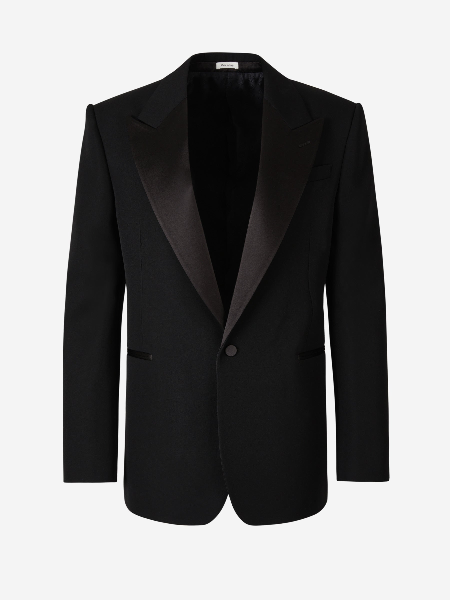 Alexander McQueen Americana Lana Y Seda color Negro sku 302-003354 01 - Foto 1