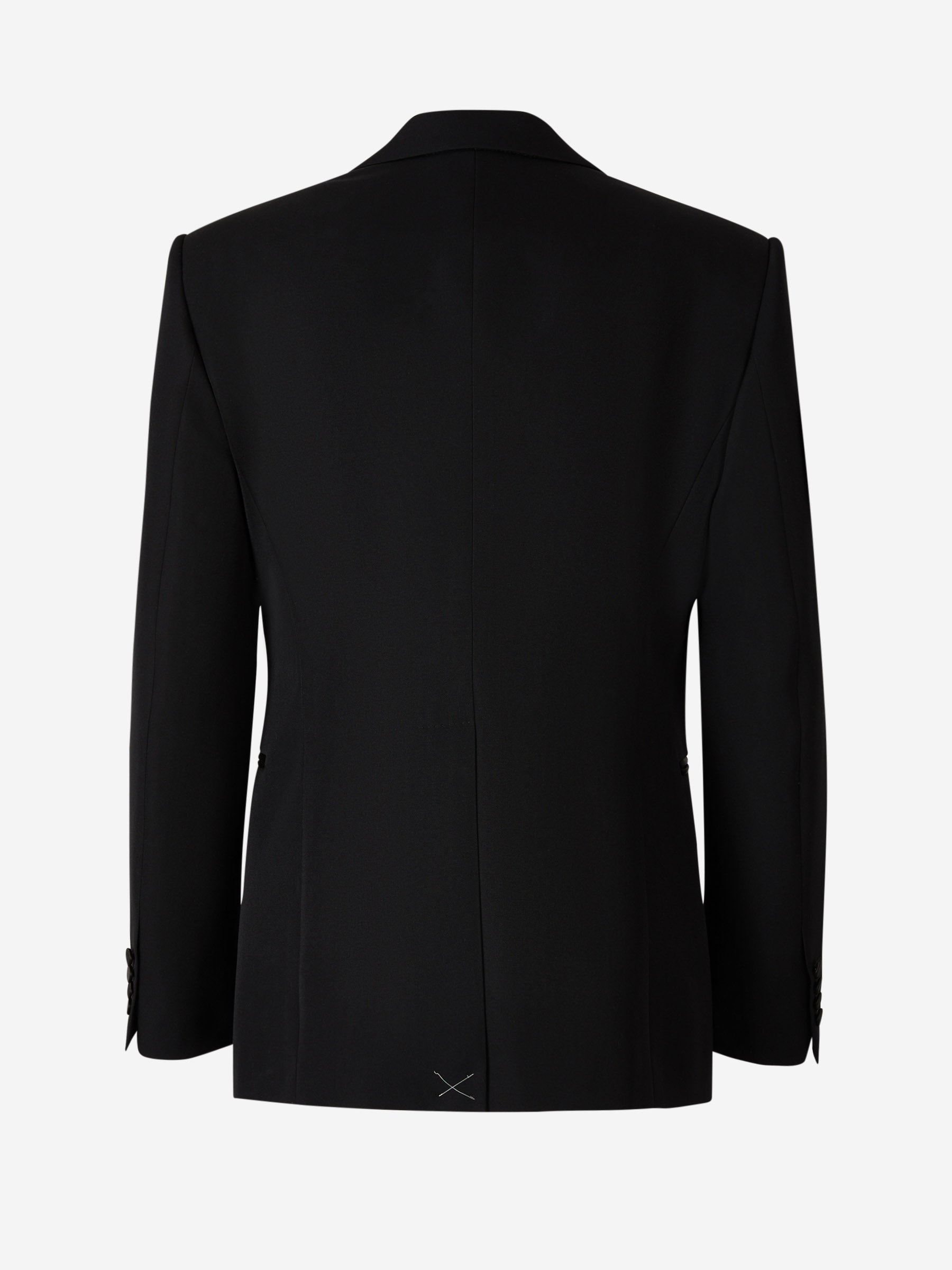 Alexander McQueen Americana Lana Y Seda color Negro sku 302-003354 01 - Foto 2