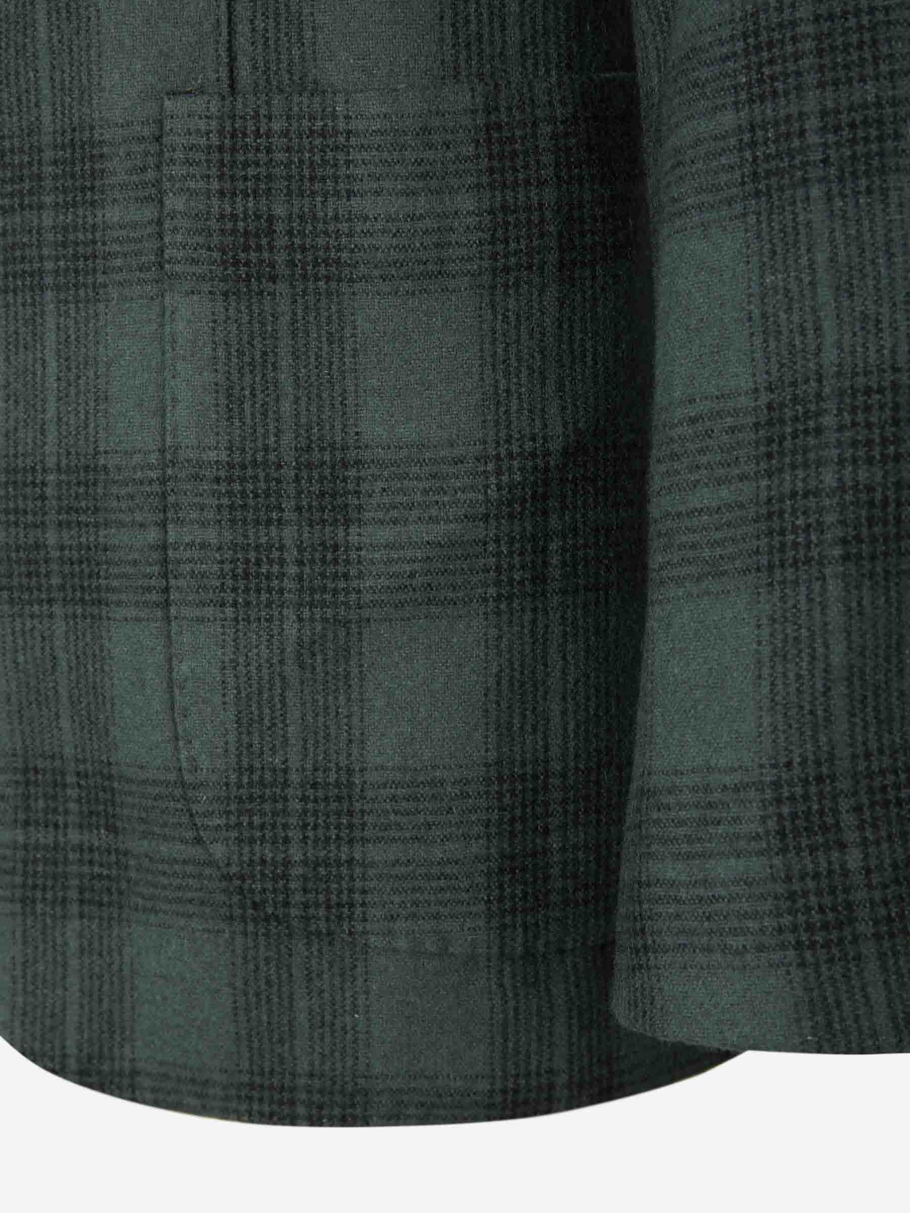 Boglioli Americana Motivo Cuadros color Verde Militar sku 302-003380 01 - Foto 3